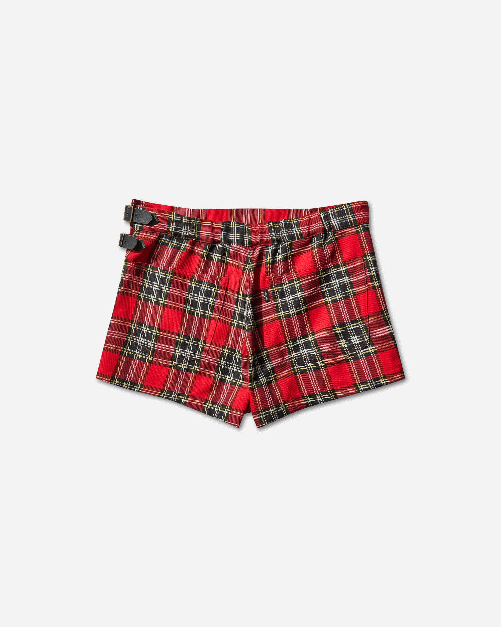 Women's Disco Sucks Pleated Shorts Red - Image 2