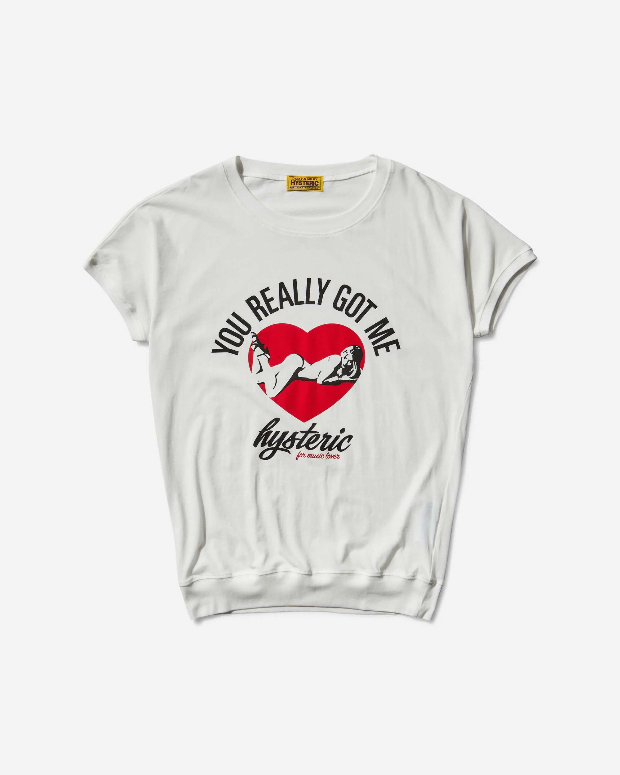 Women's Music Lover T-Shirt White