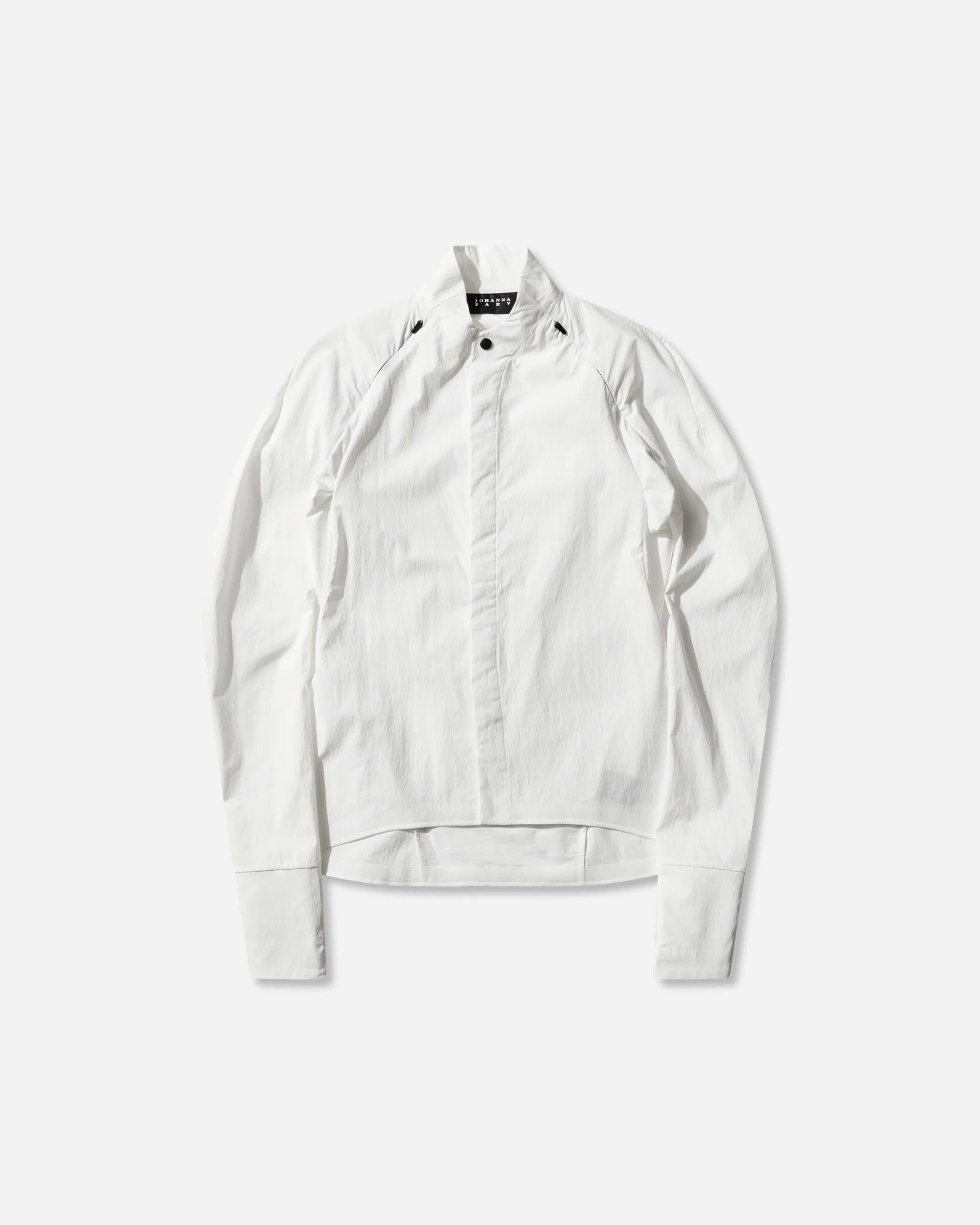 Women's Long Sleeve Zip Shirt White