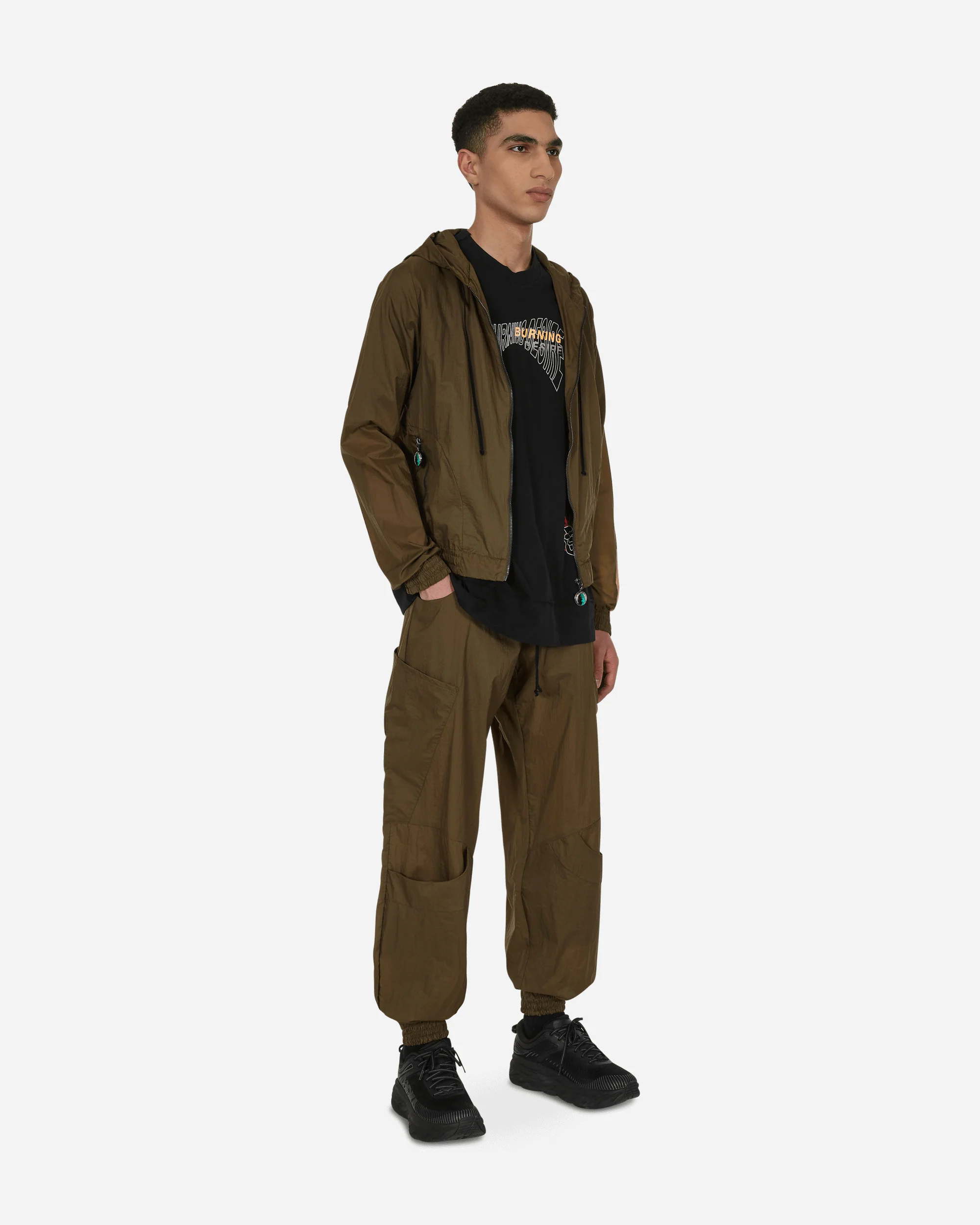 Slam Jam Euphoria Tracksuit Pants Brown - Image 4