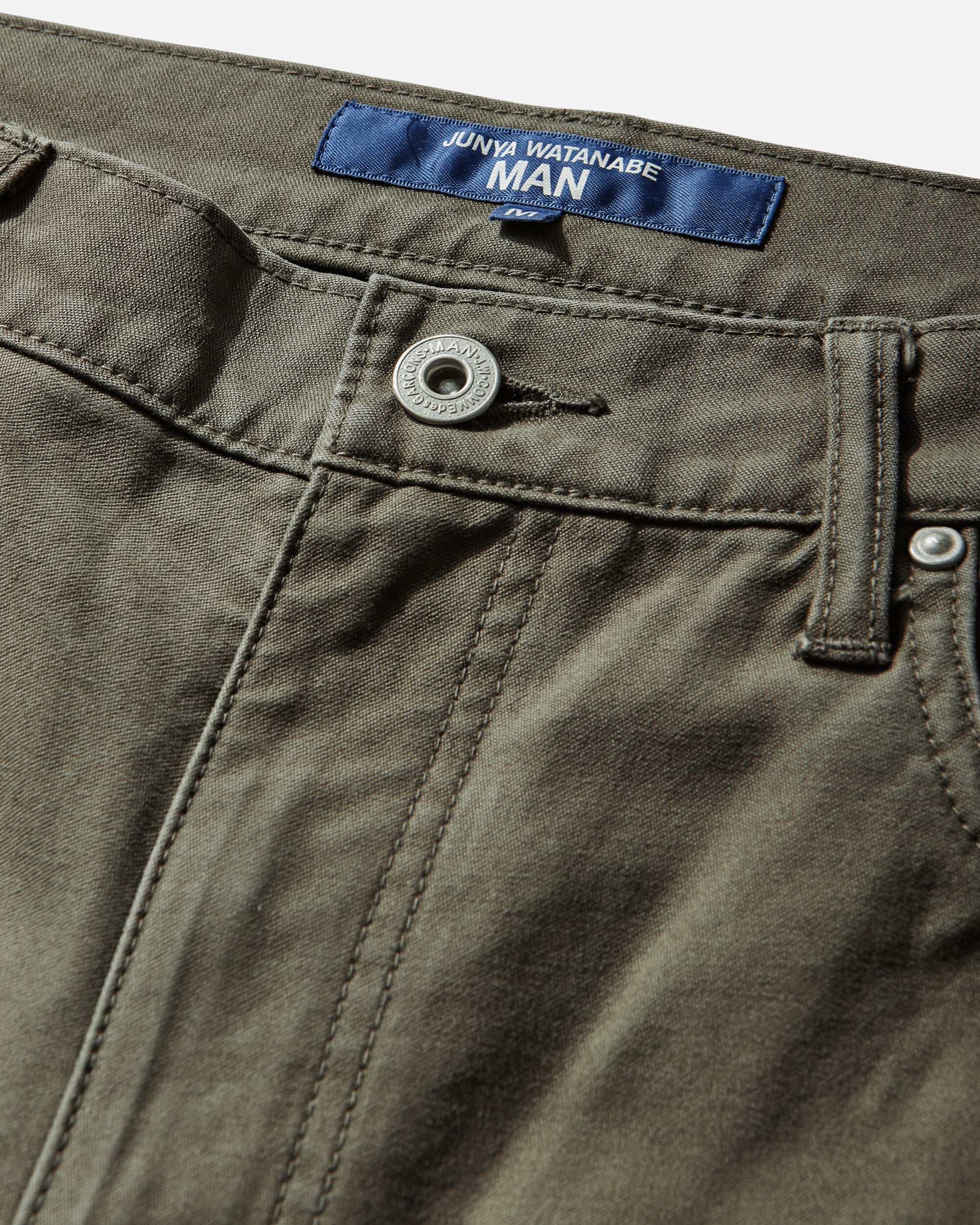 Men's Flared Bootcut Trousers Khaki - Image 3