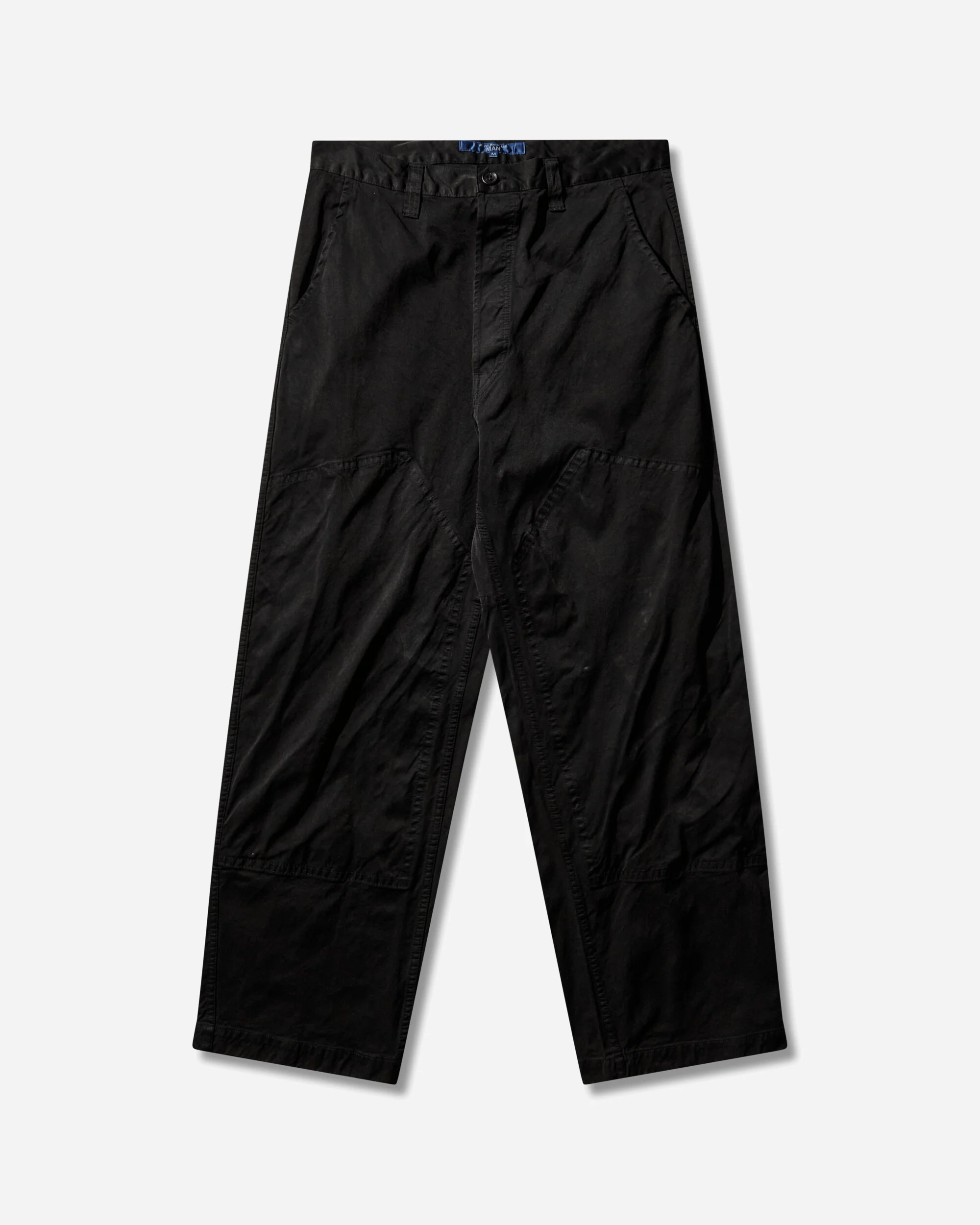 Men's Garment Dyed Nylon Pants Black
