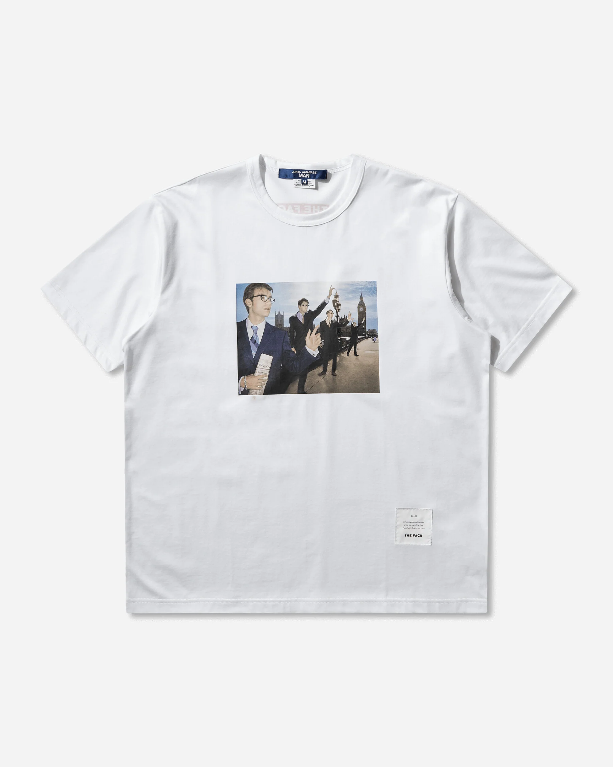 Men's The Face Blur T-Shirt White