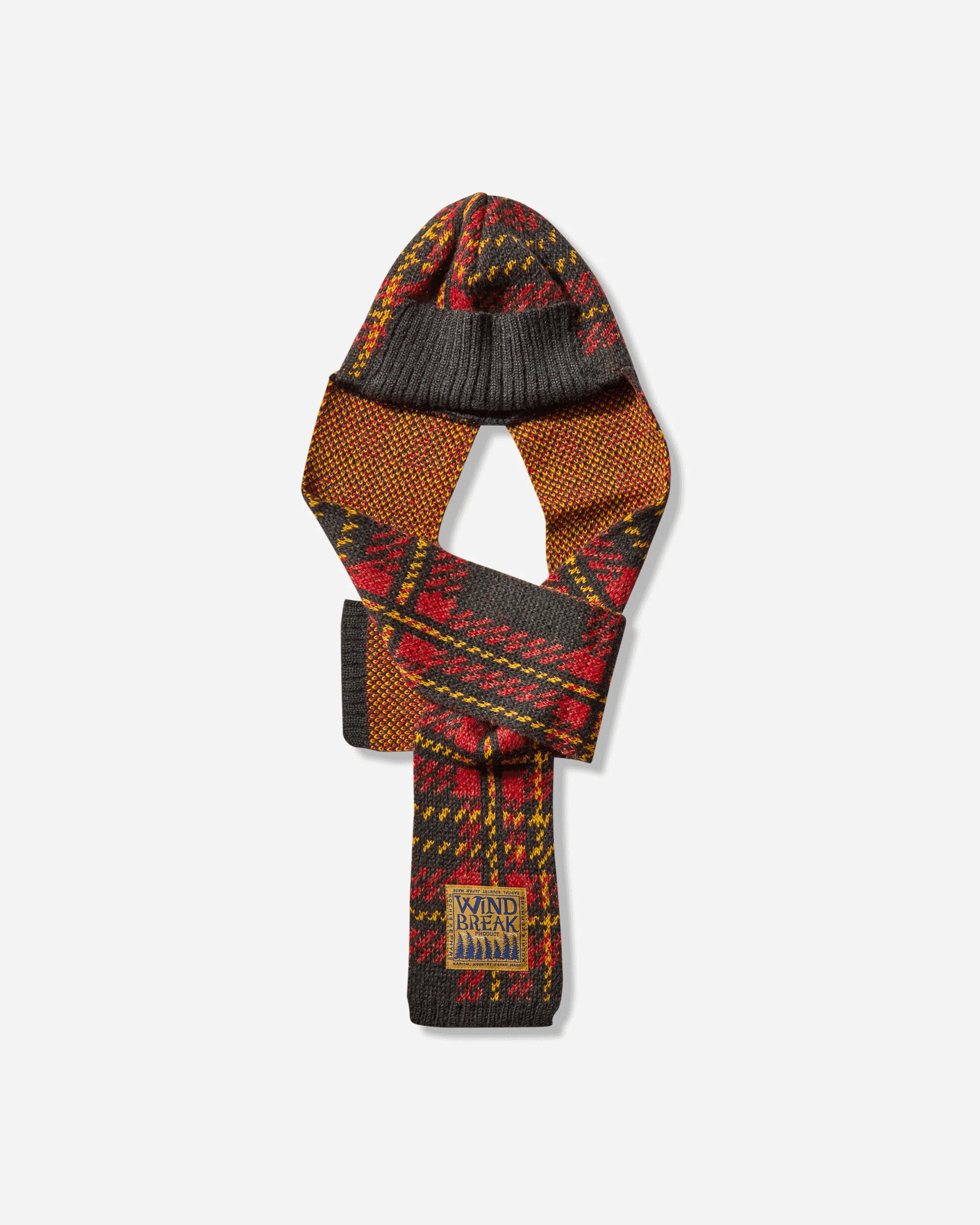 5G Wool Tartan Check Gale Cap Red