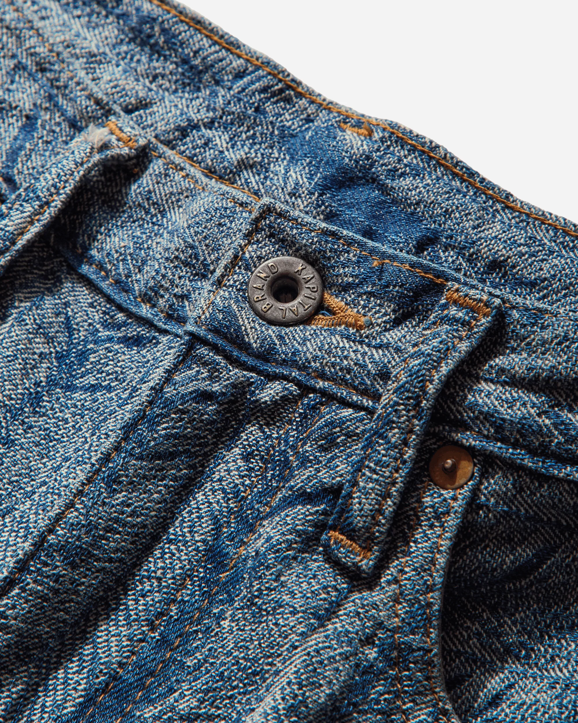 Men's 12oz MAGPIE Denim 5P Shorts Light Indigo - Image 3