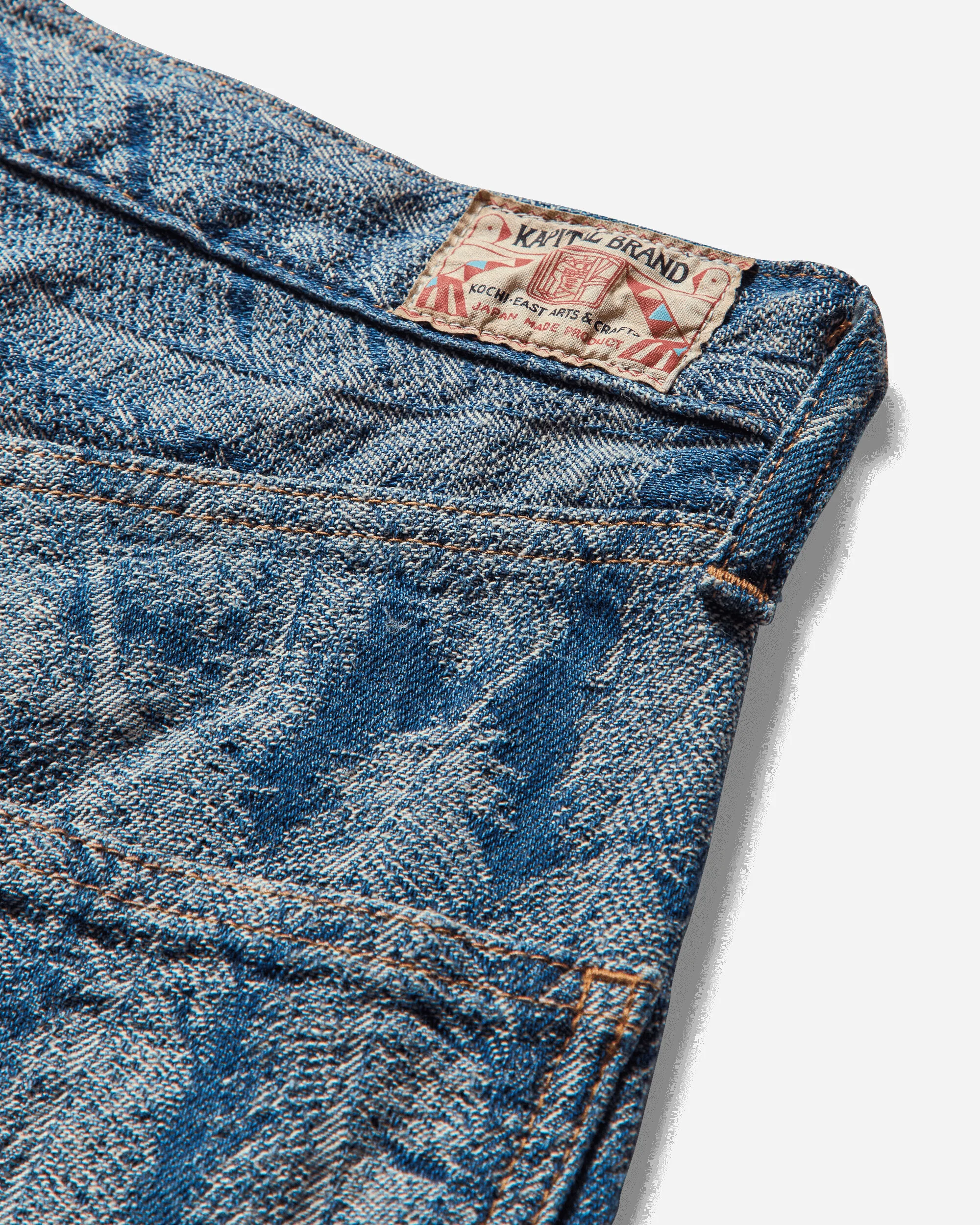 Men's 12oz MAGPIE Denim 5P Shorts Light Indigo - Image 4