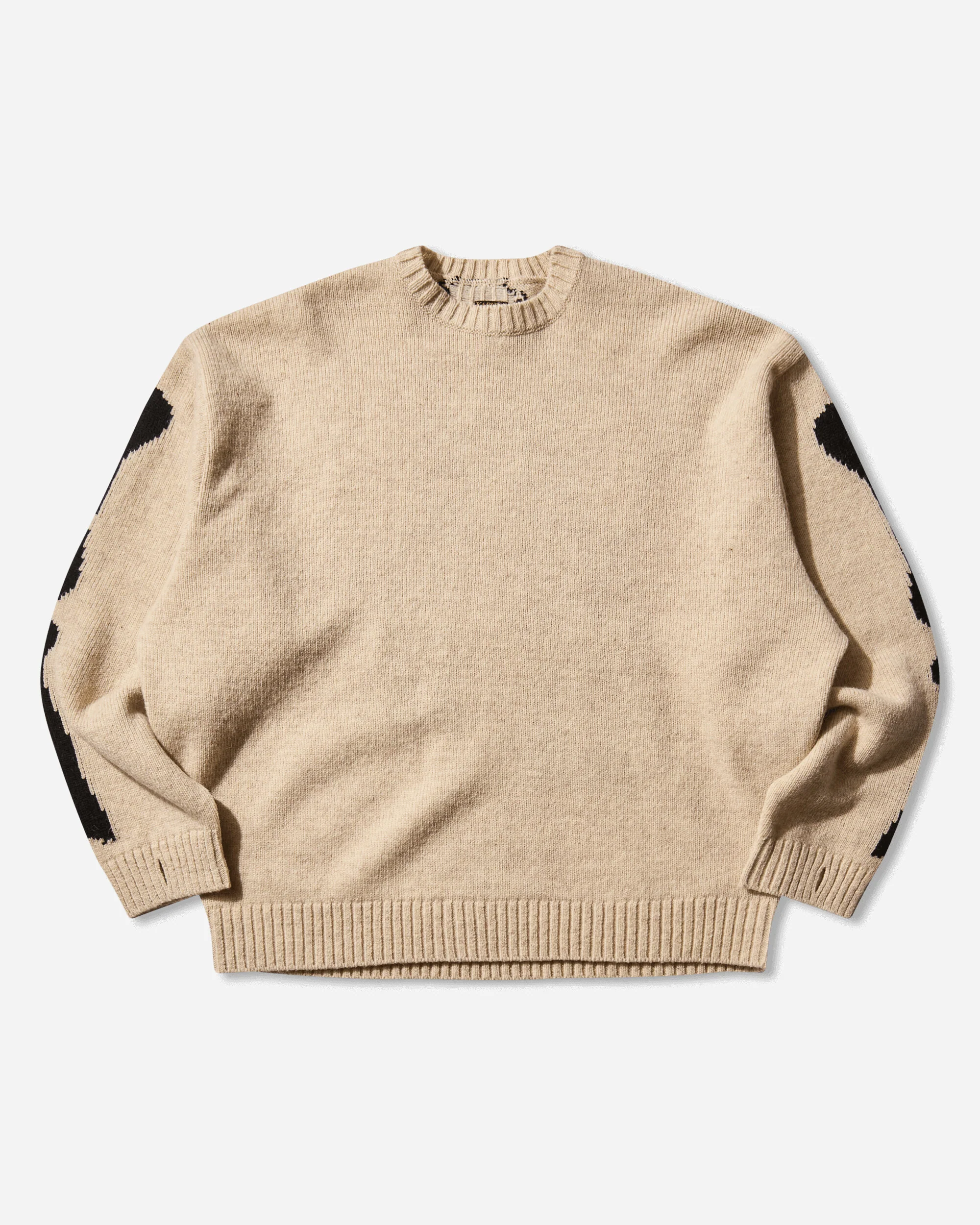 Men's 5G Wool Bone Crewneck Sweater Ecru