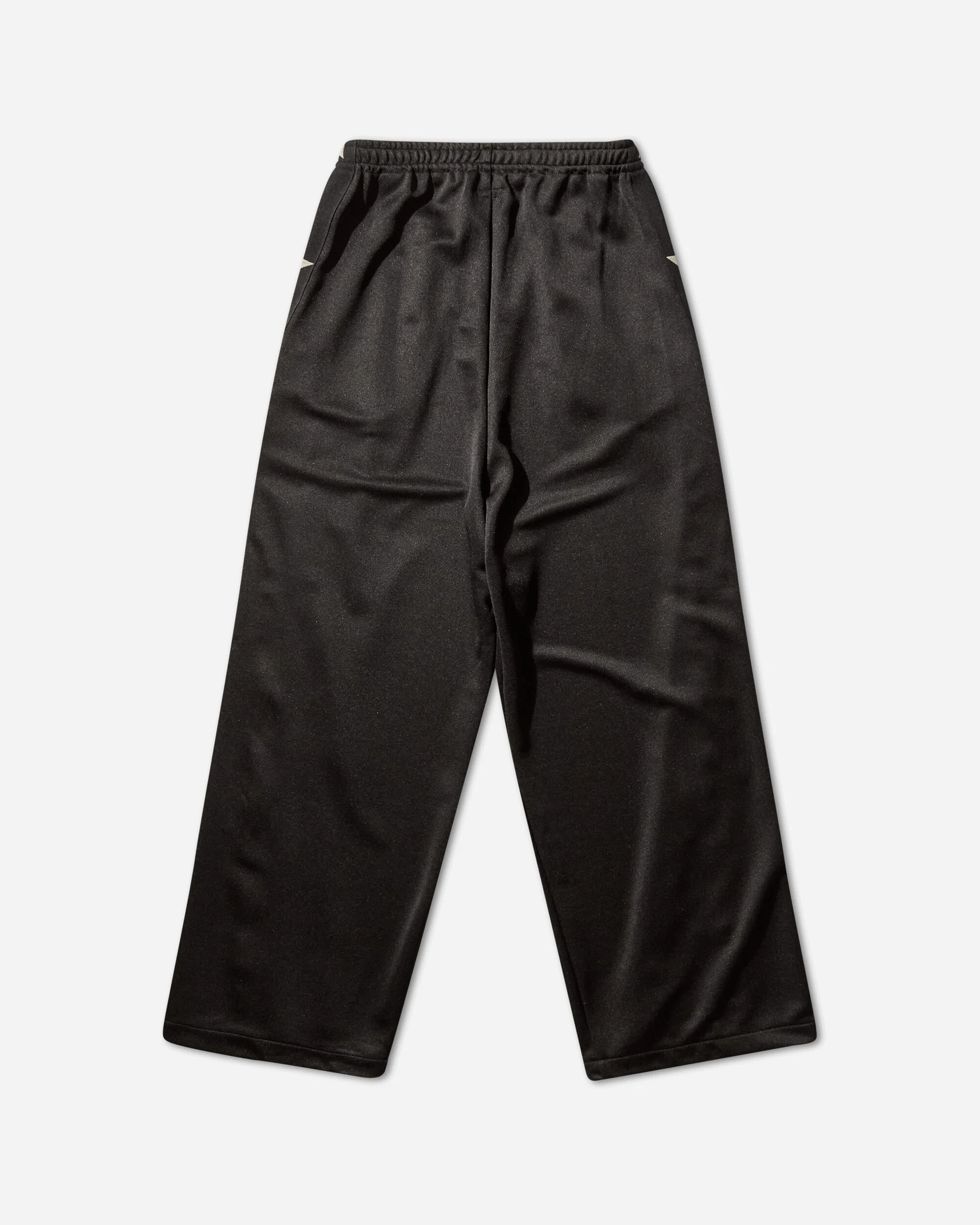 Men's Smooth Jersey Stuntman & Woman Baggy Track Pants Black - Image 2