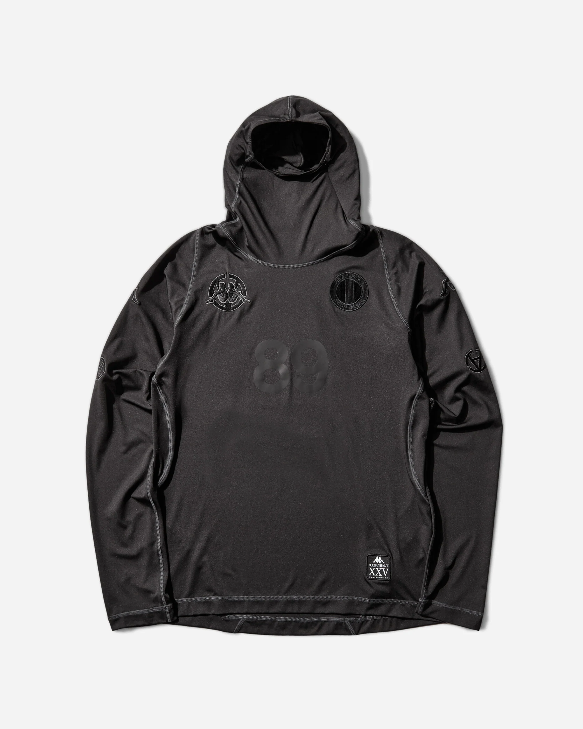 Kombat XXV Slam Jam Performance LS Active Jersey Black Smoke / Grey Charcoal