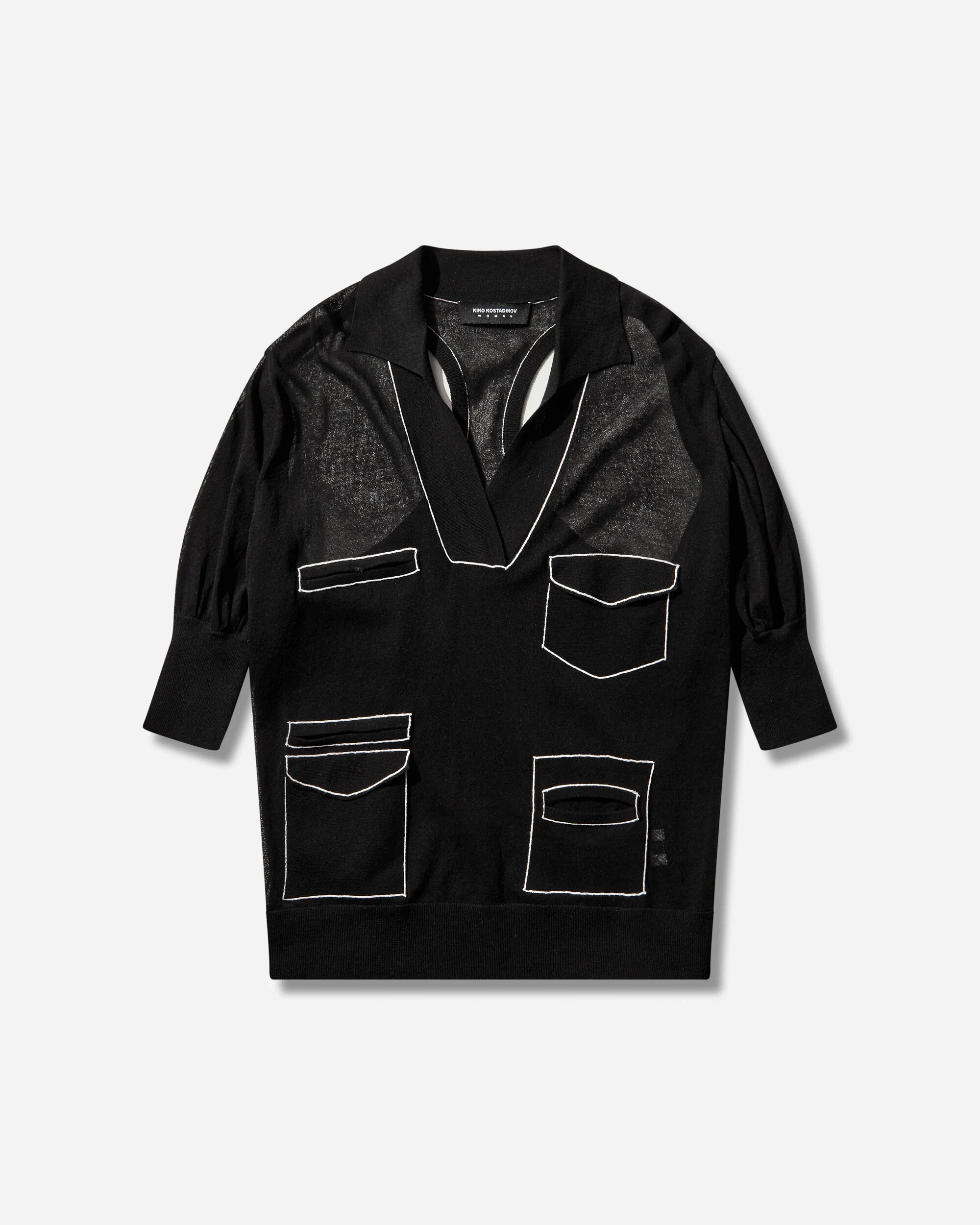 Women's Kreiner Knit Polo Black