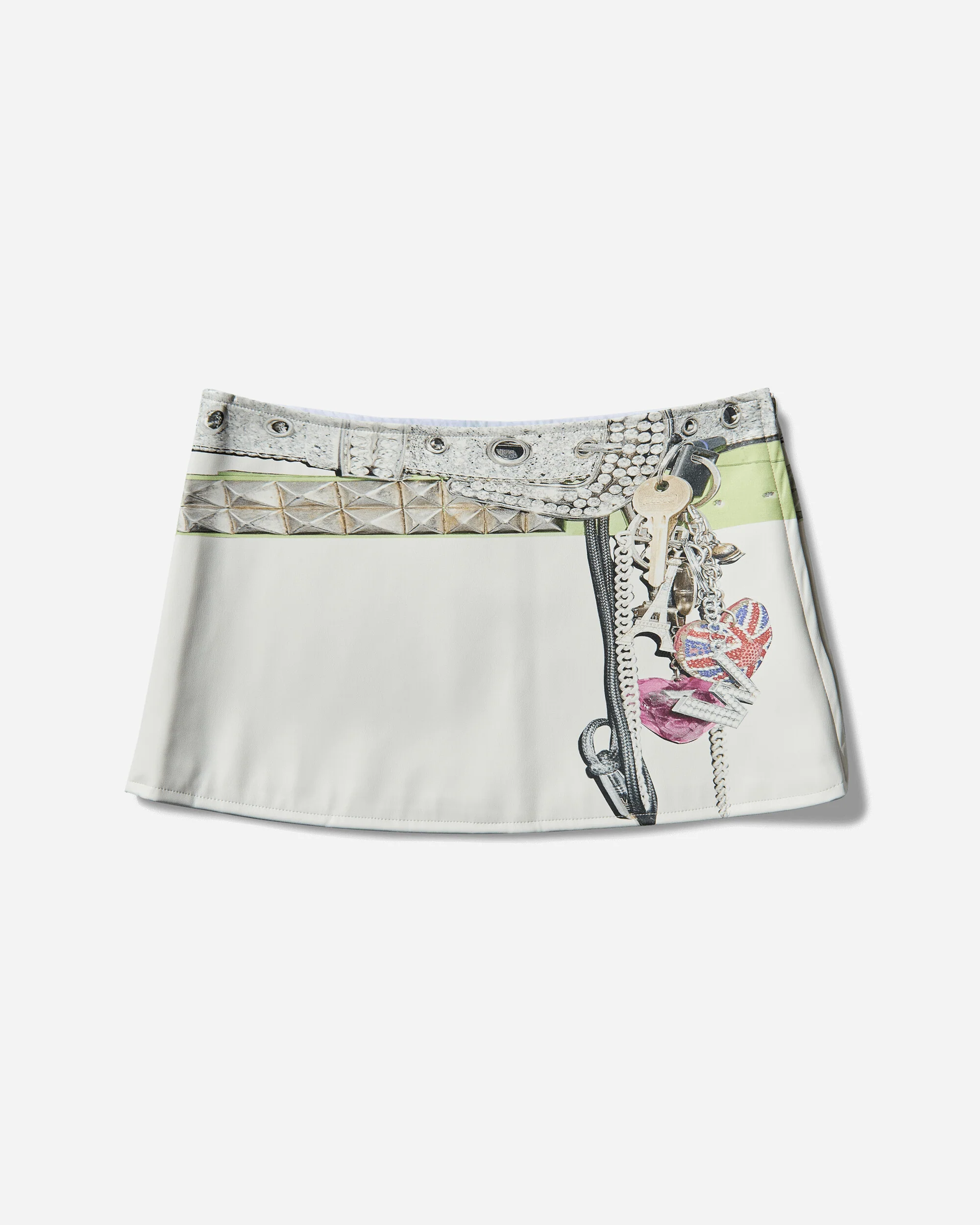 Women's Keys Skirt White