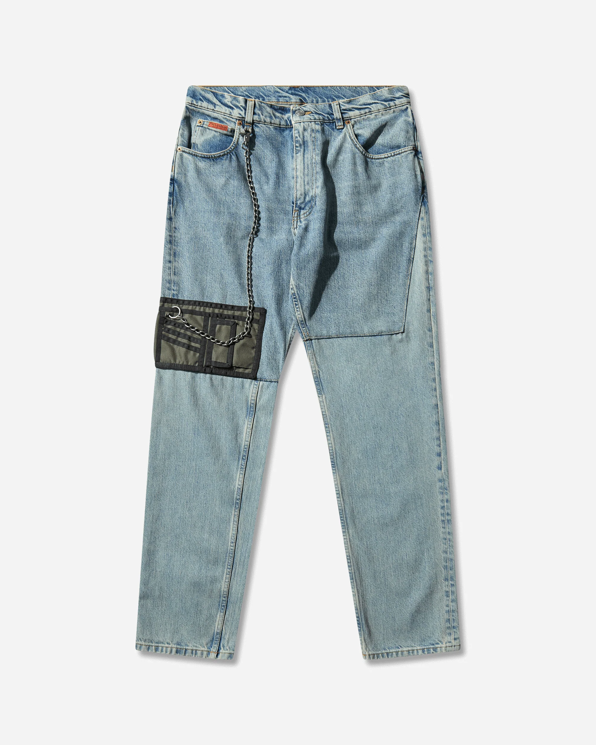 Wallet Jeans Blue Patchwork Wash