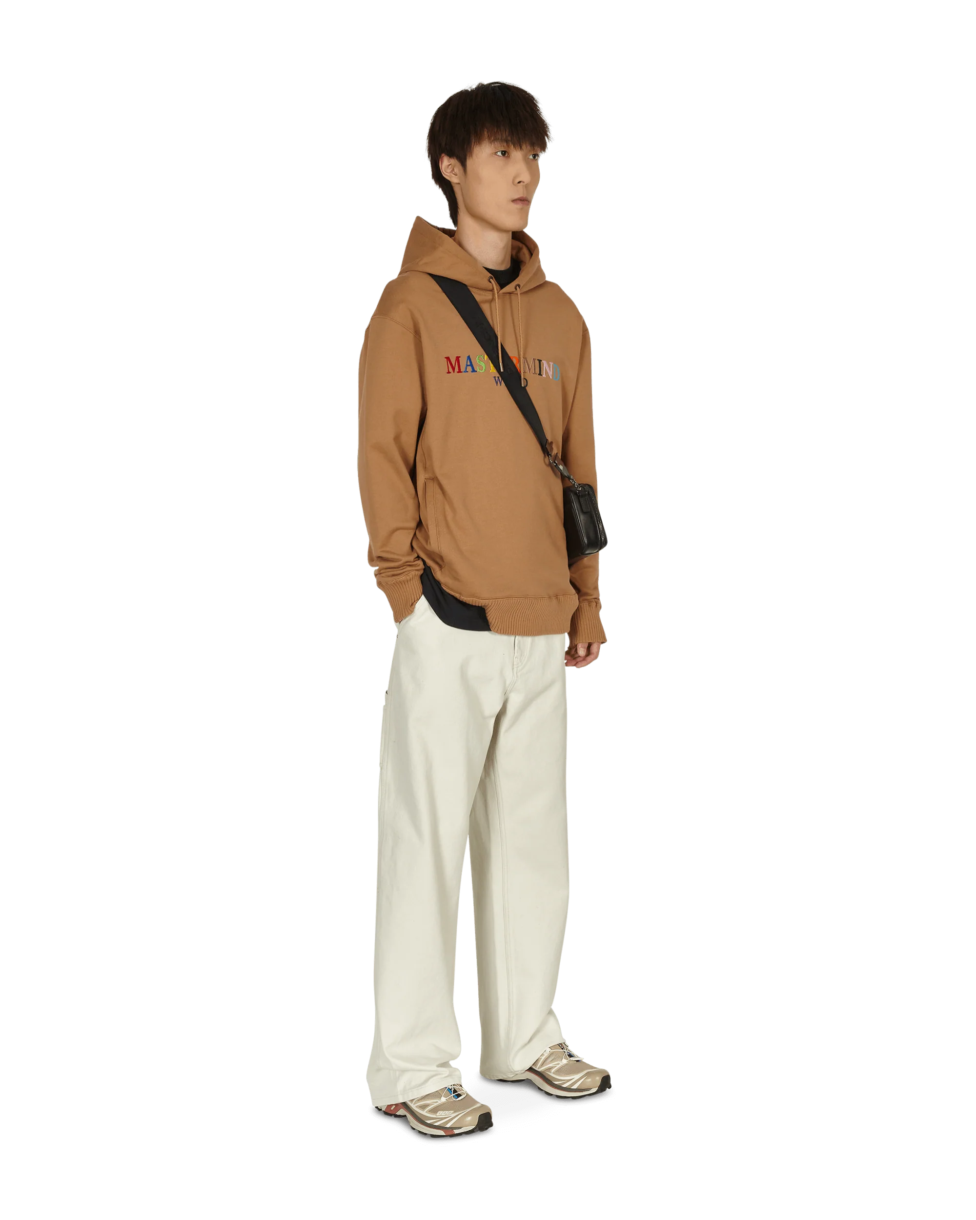 Logo Hooded Sweatshirt Brown - Image 5