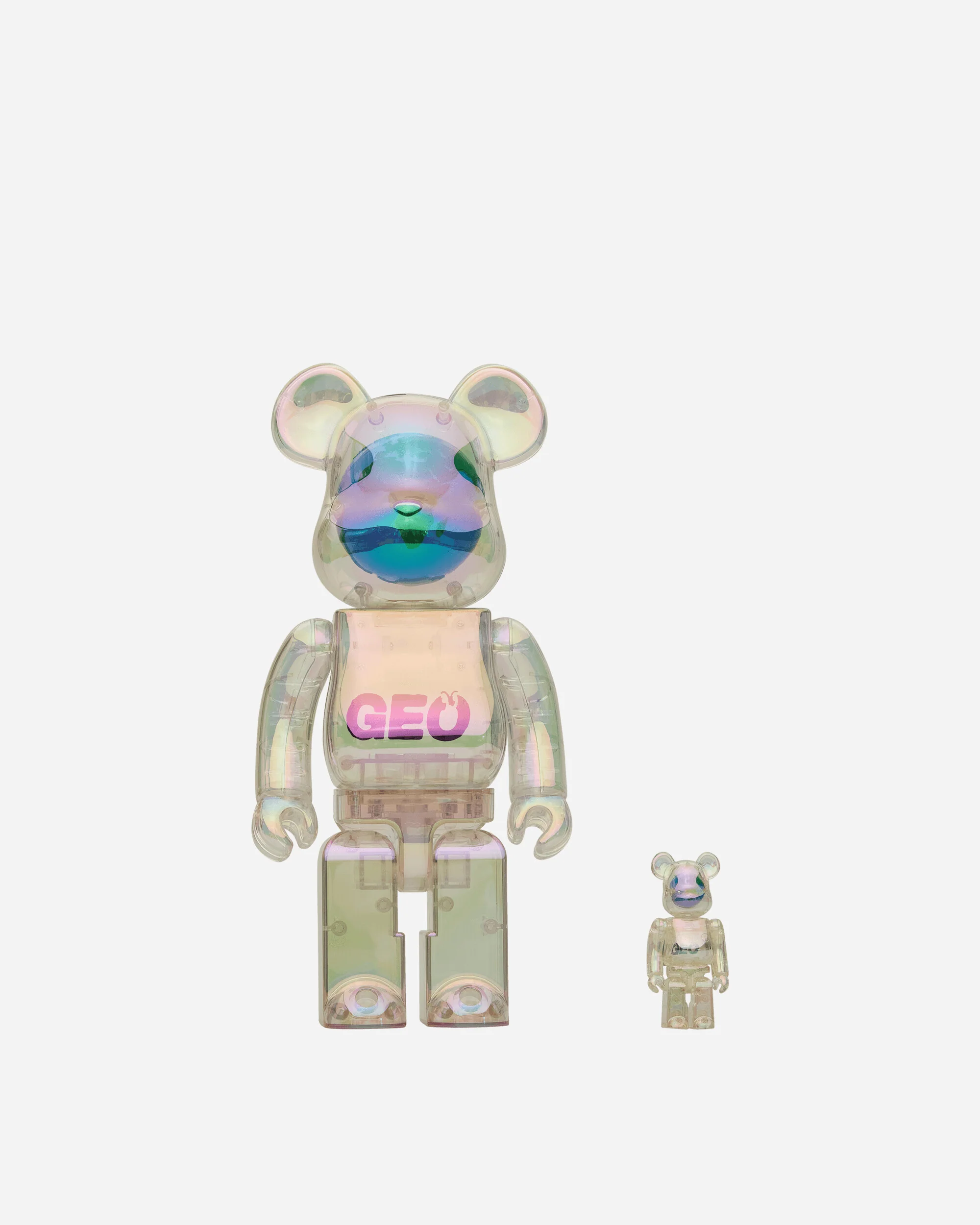 GEO 100% + 400% Be@rbrick "EARTH" Iridescent