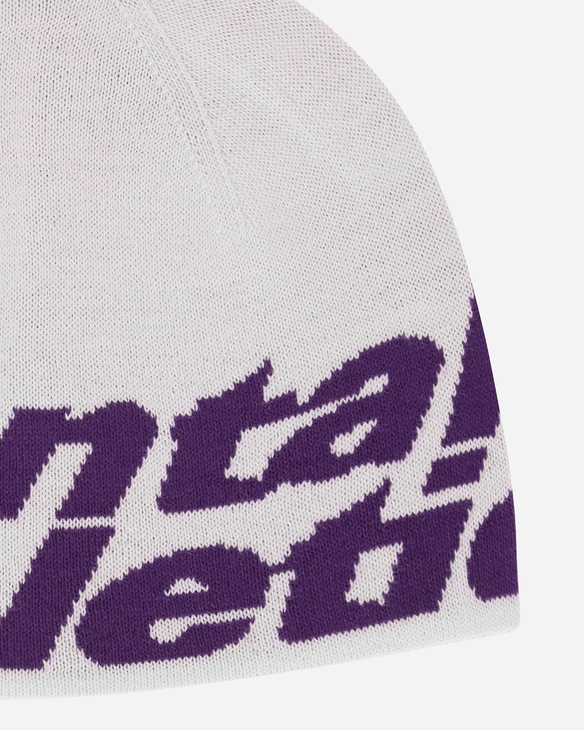 Logo Beanie White / Purple - Image 5