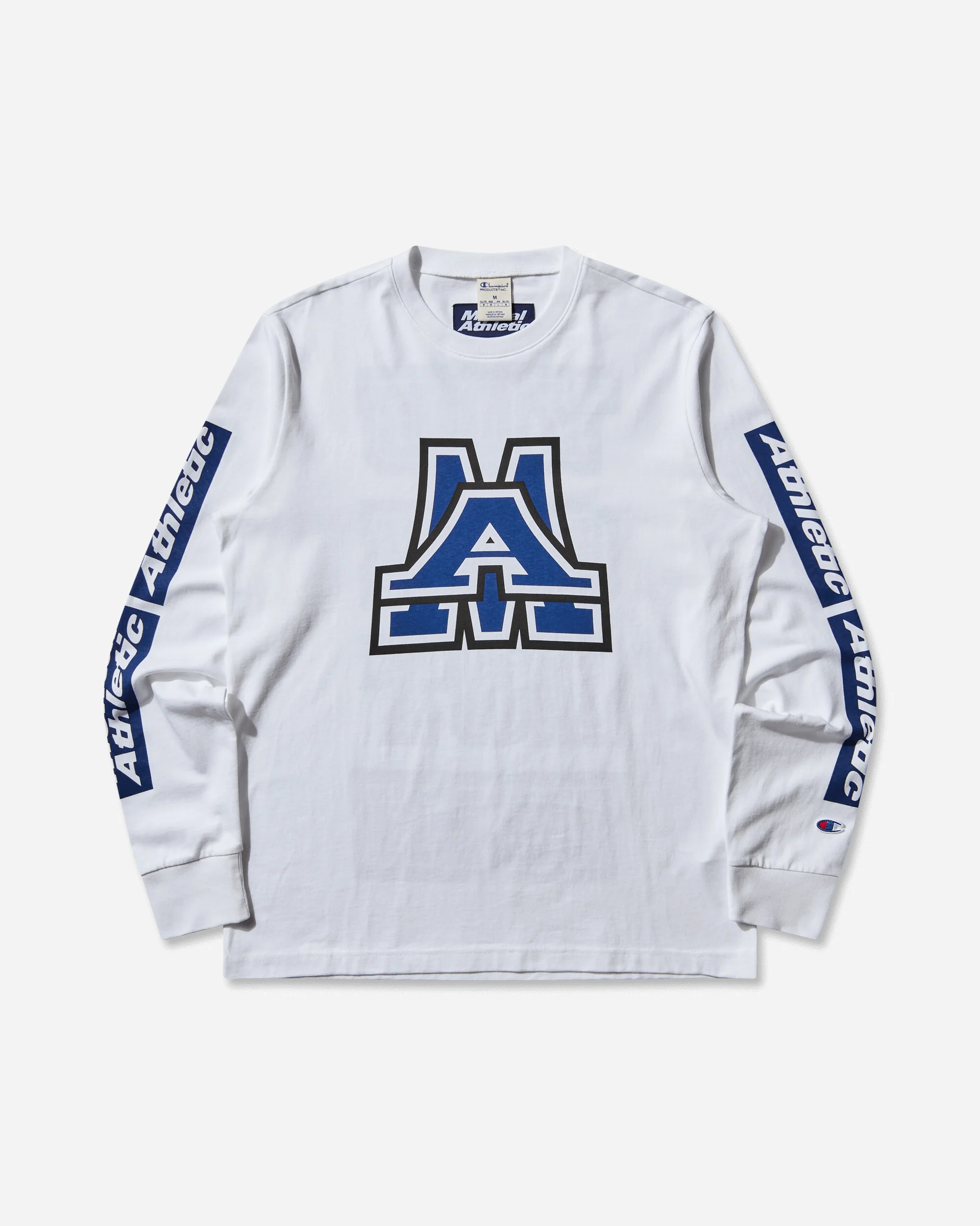 Champion Monogram Longsleeve T-Shirt White