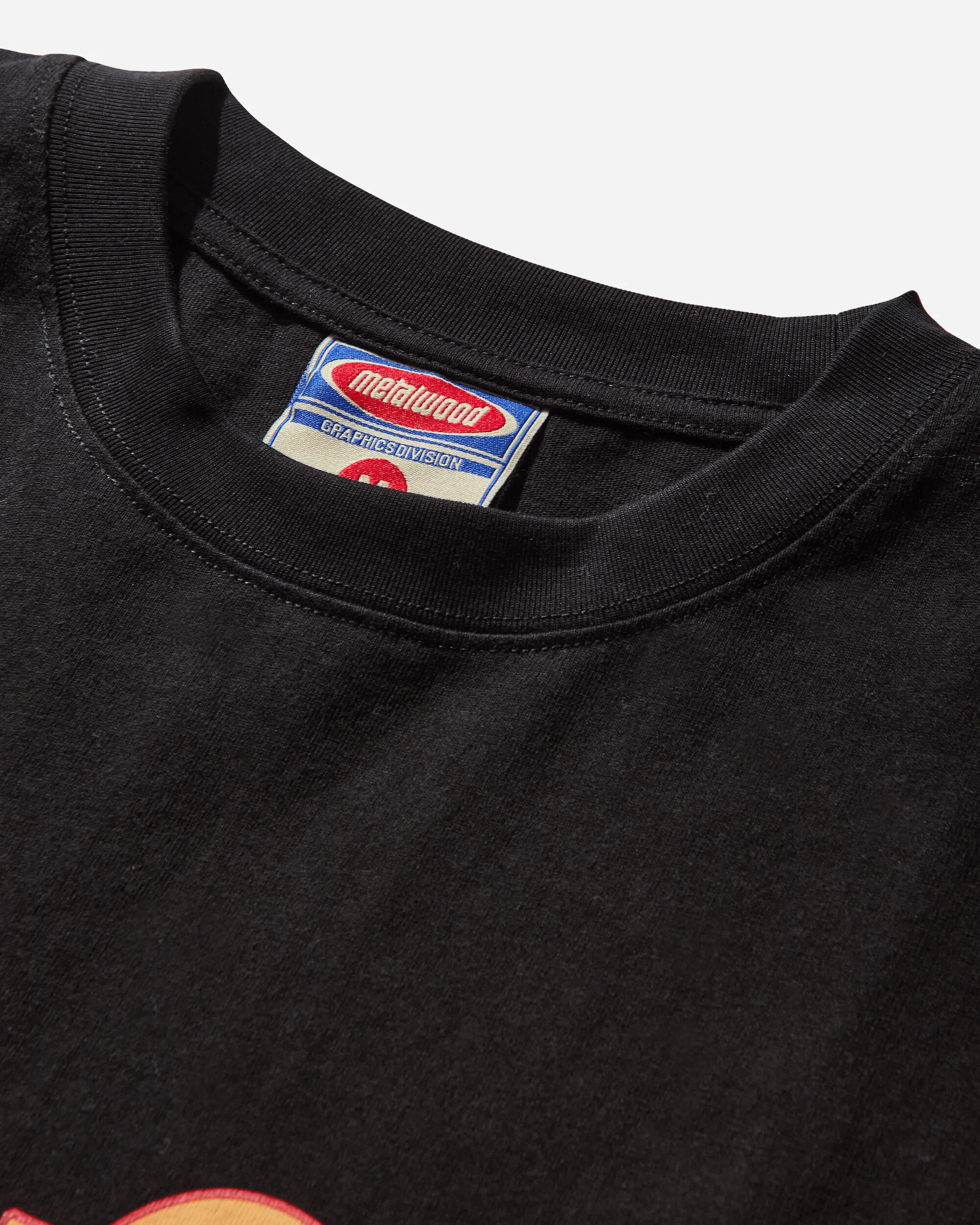 Men's Word Longsleeve T-Shirt Black - Image 4