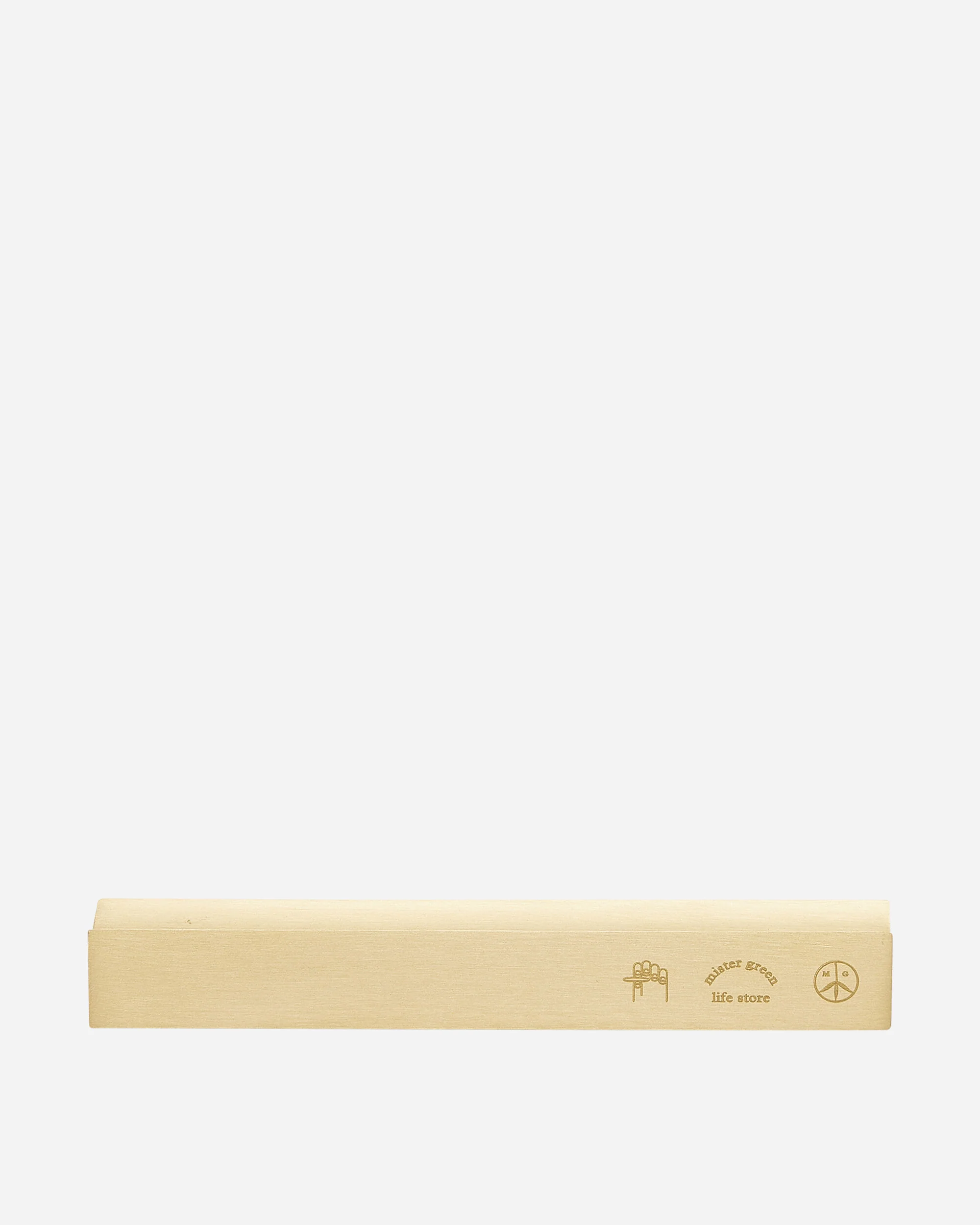 Trifecta Logo Bar Burner Brass