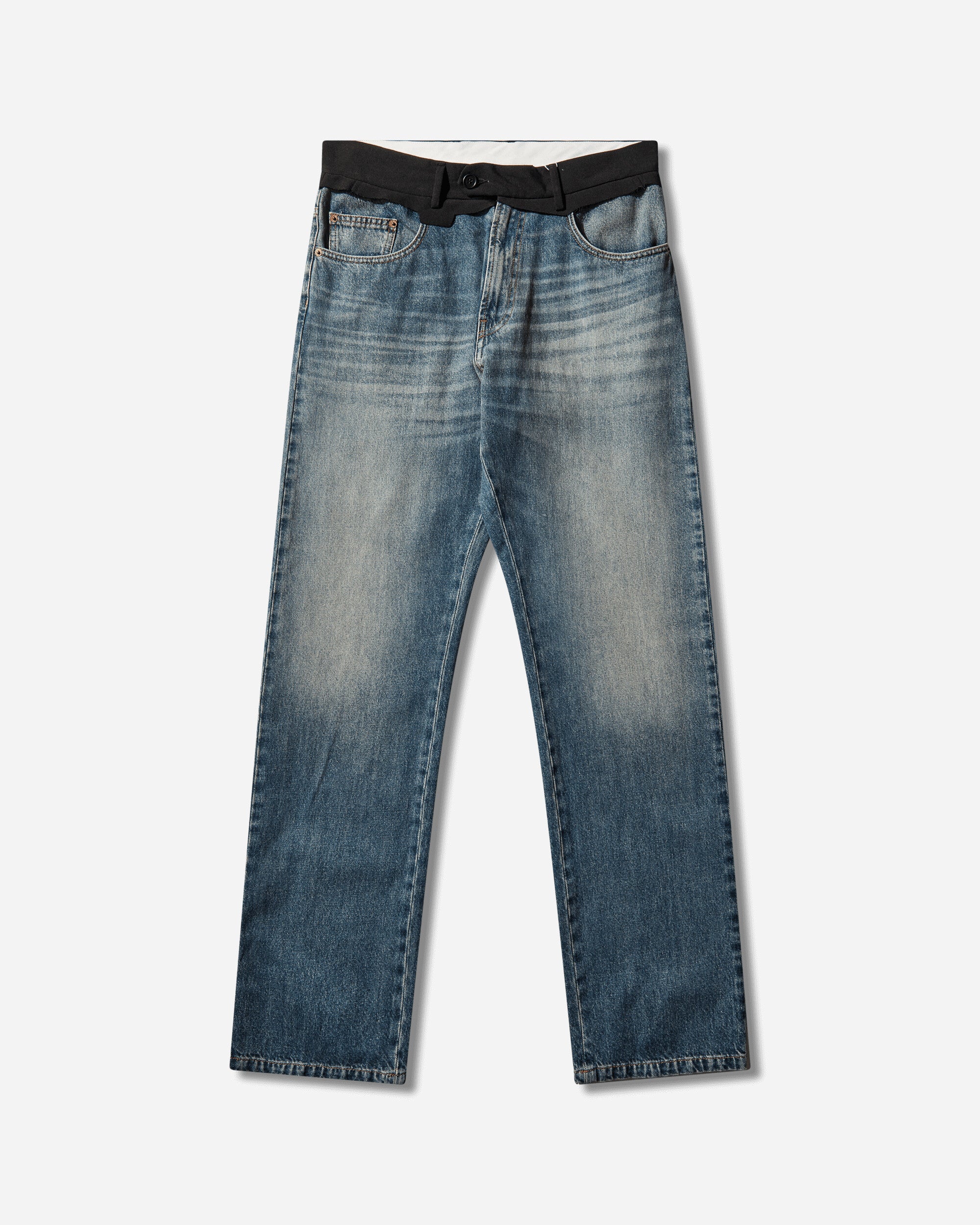 Men's Replaced Waist Jeans Blue