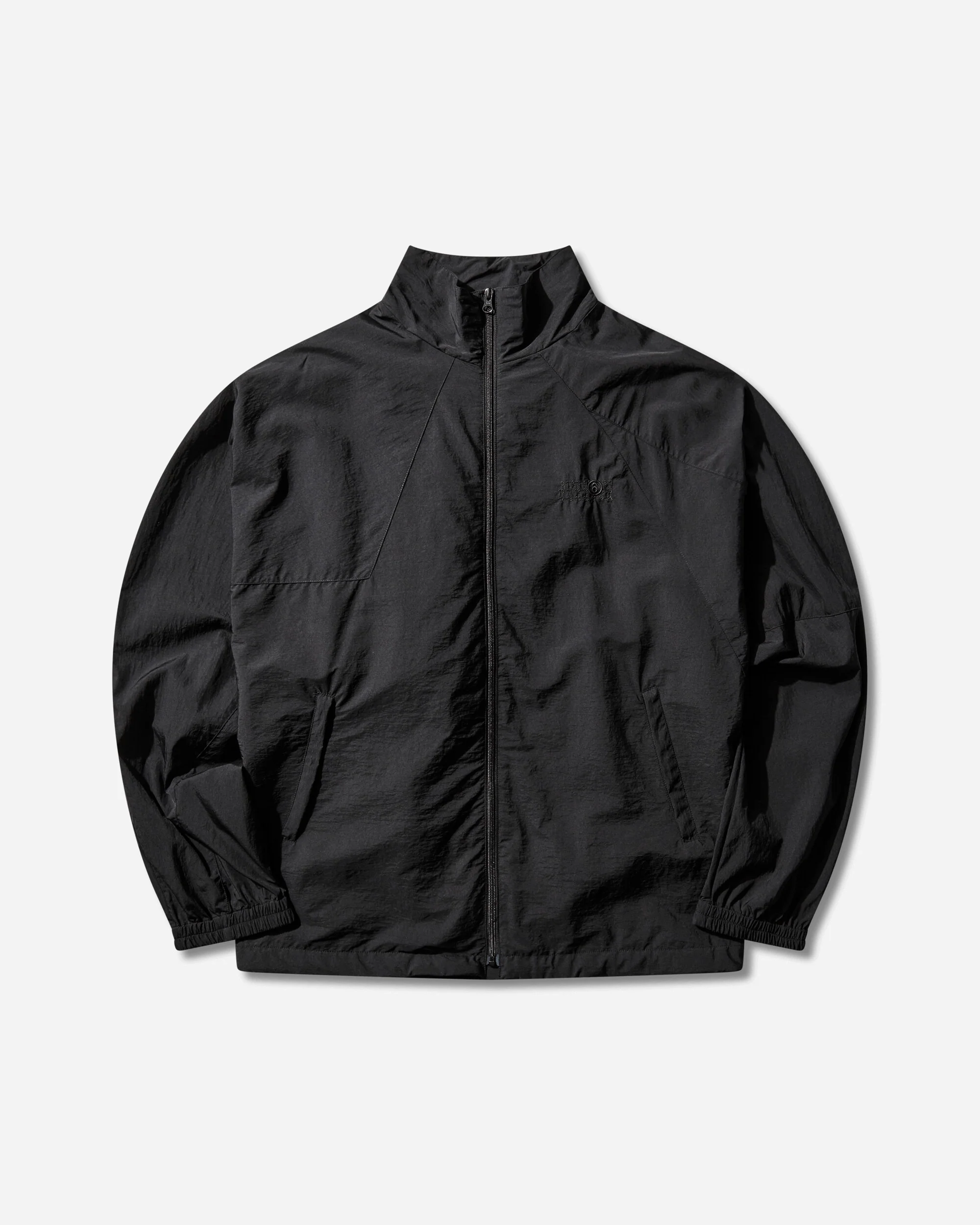 Men's Nylon Windbreaker Jacket Black