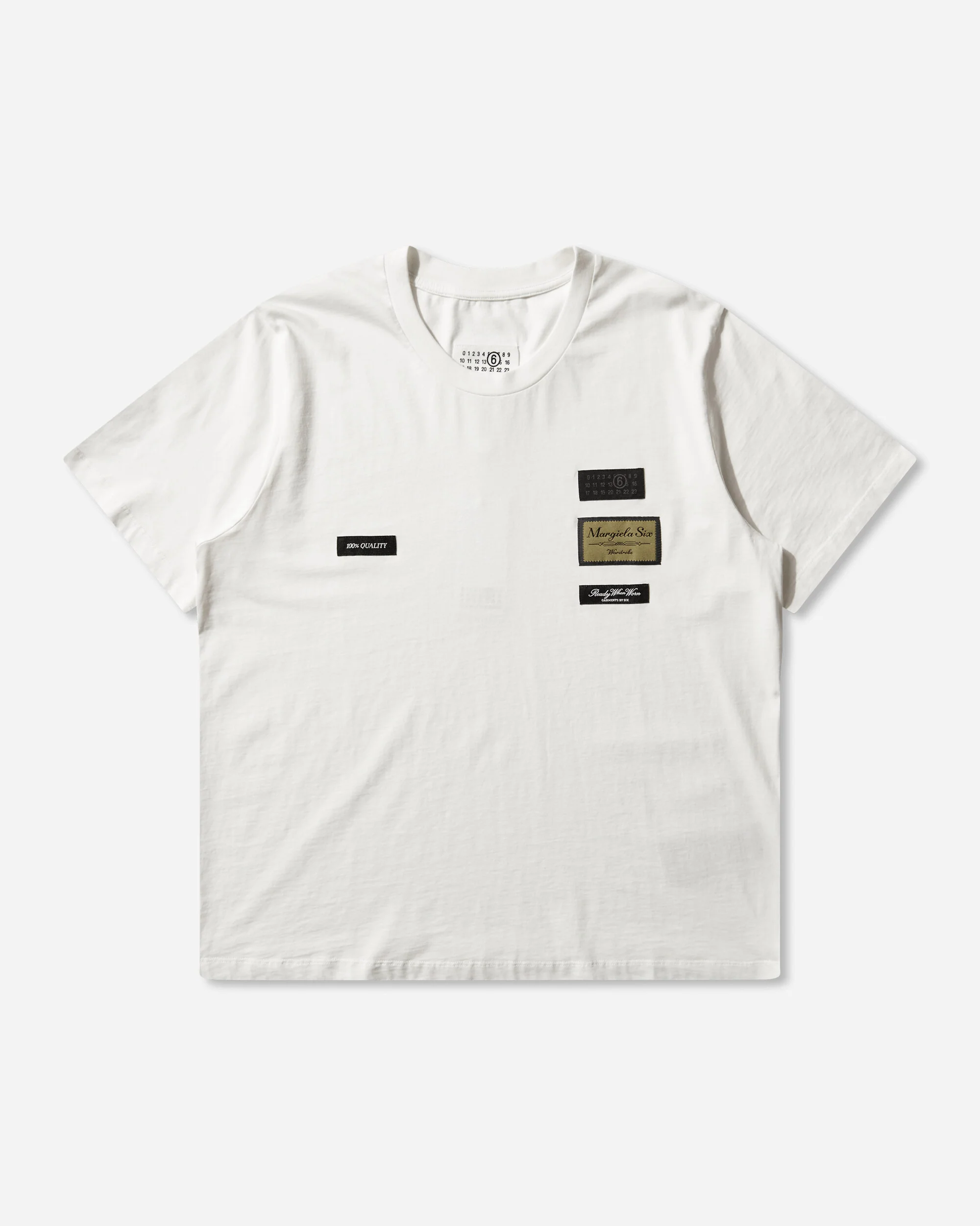 Men's Label Patch T-Shirt White