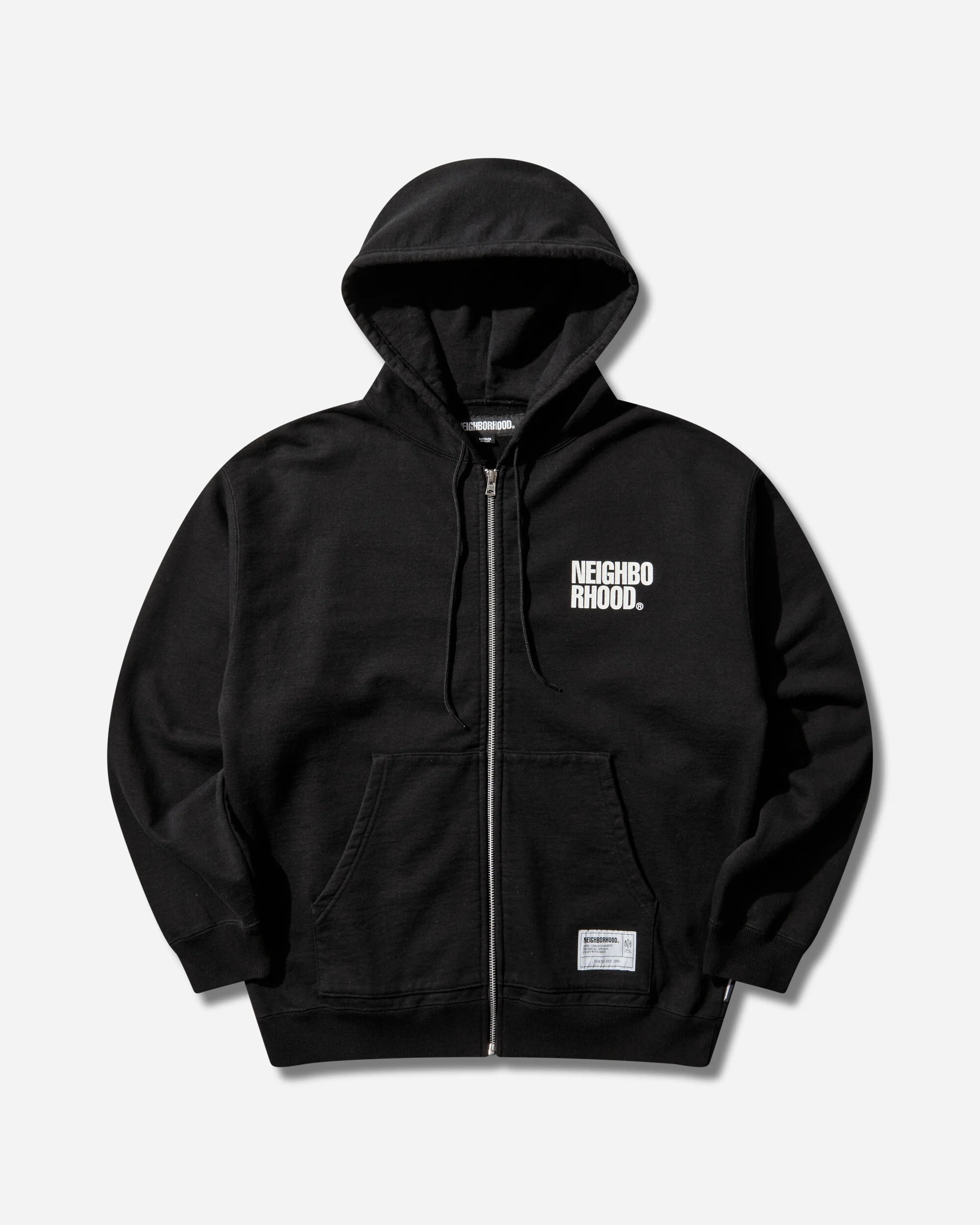Men's Classic Sweat Zip Hoodie Black