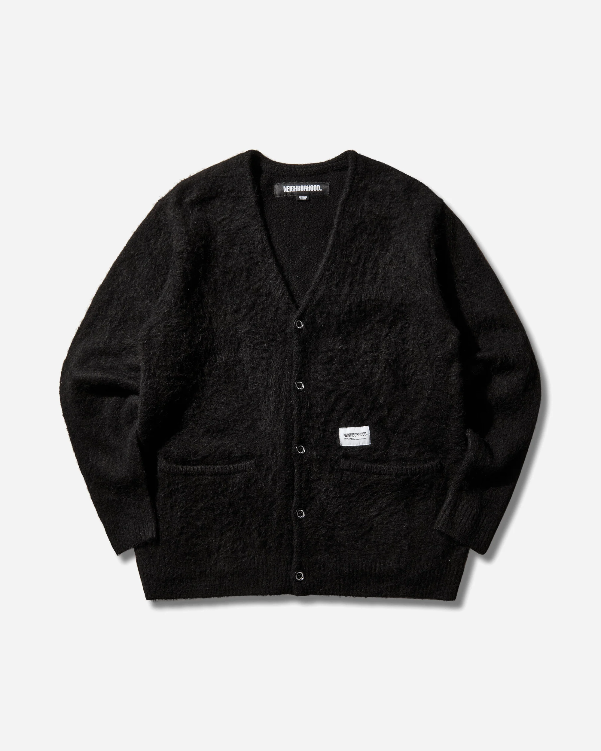 Men's Mohair Cardigan Black