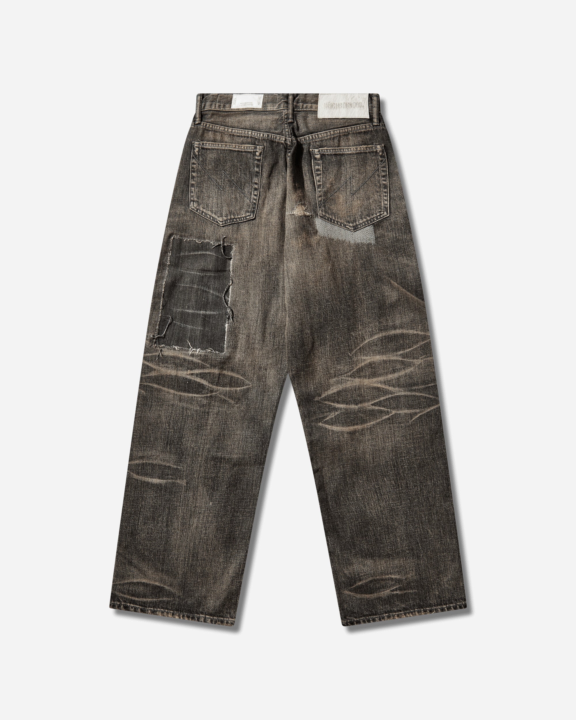 Men's Savage Denim DP Wide Pants Black - Image 2