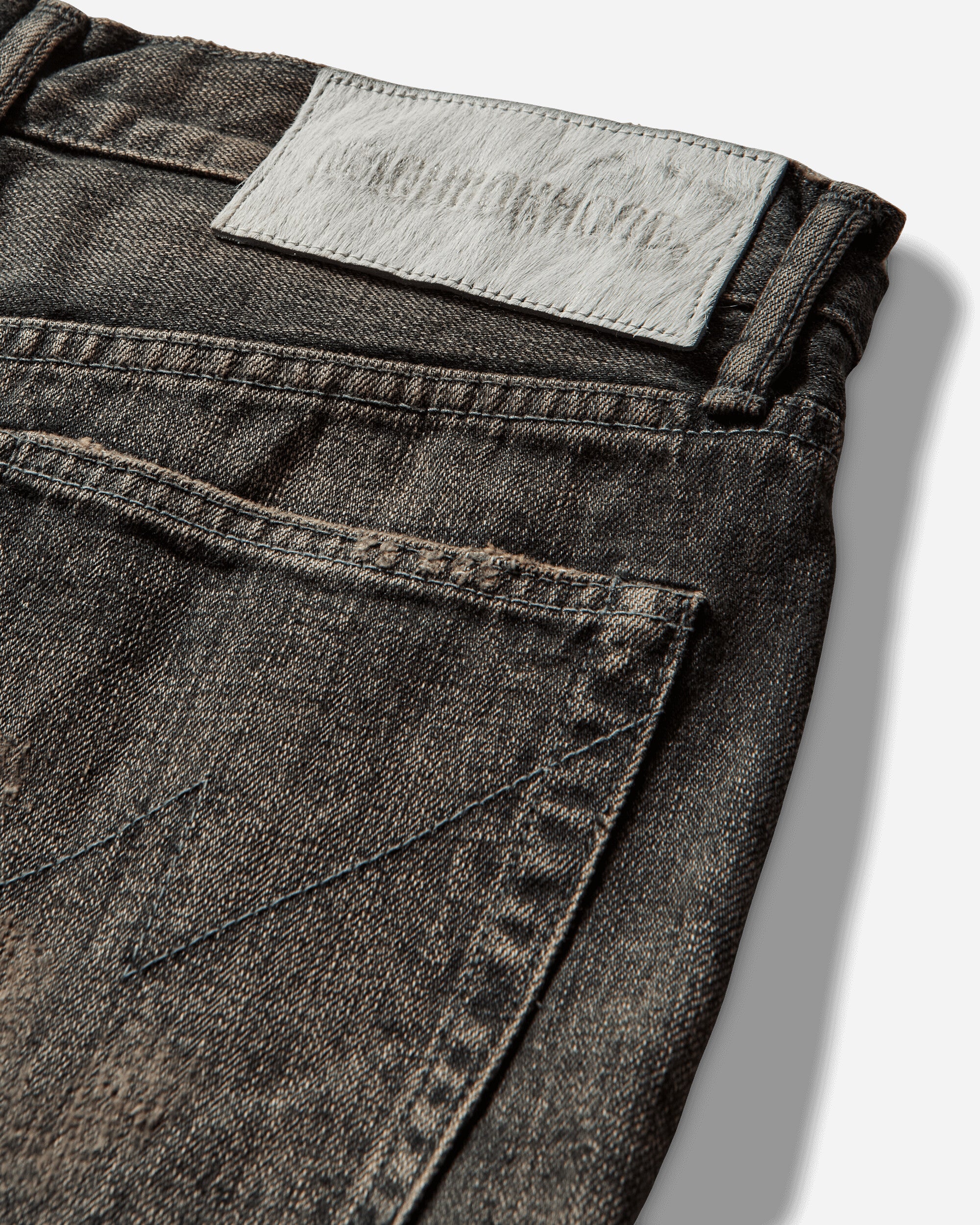 Men's Savage Denim DP Wide Pants Black - Image 3