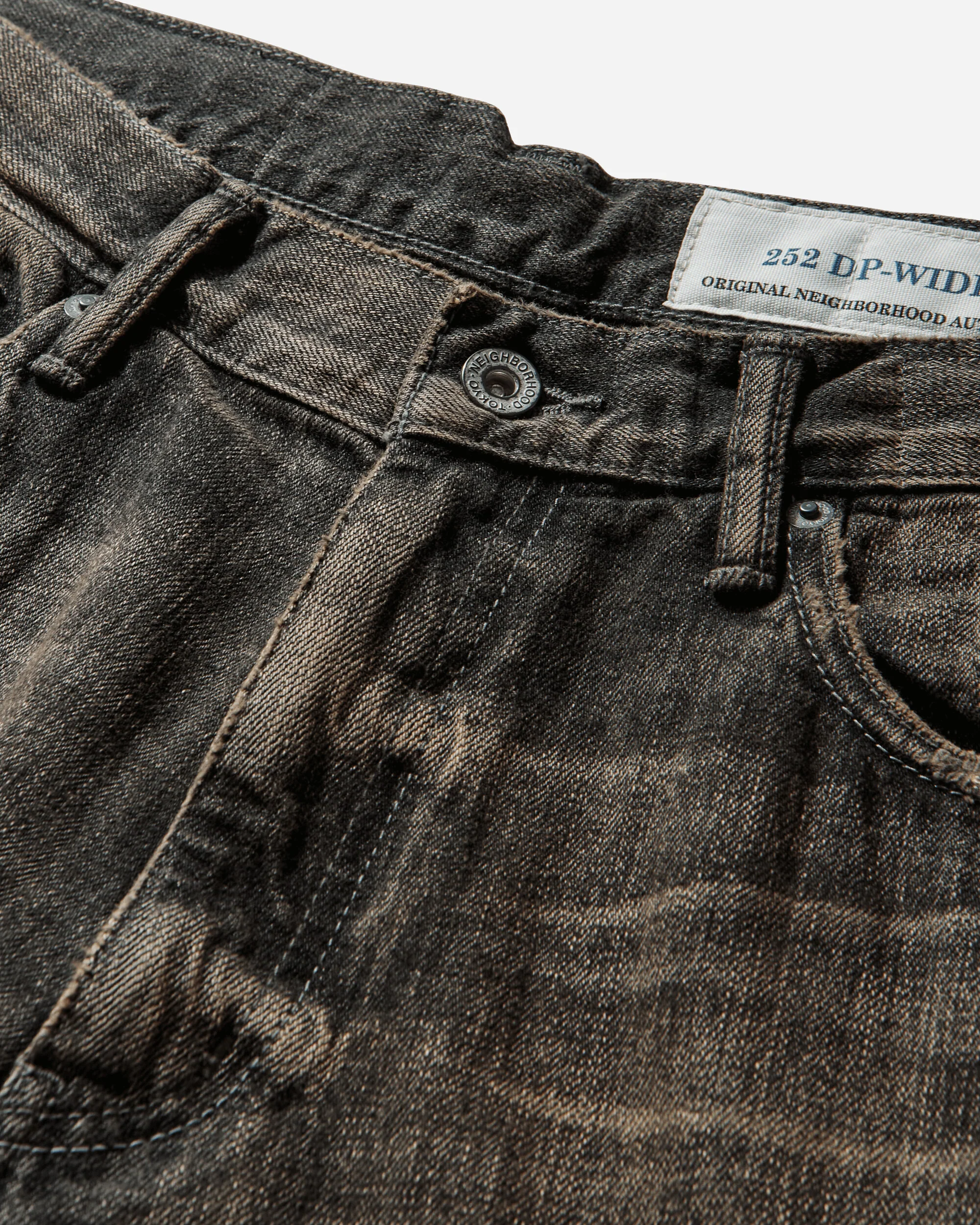 Men's Savage Denim DP Wide Pants Black - Image 4