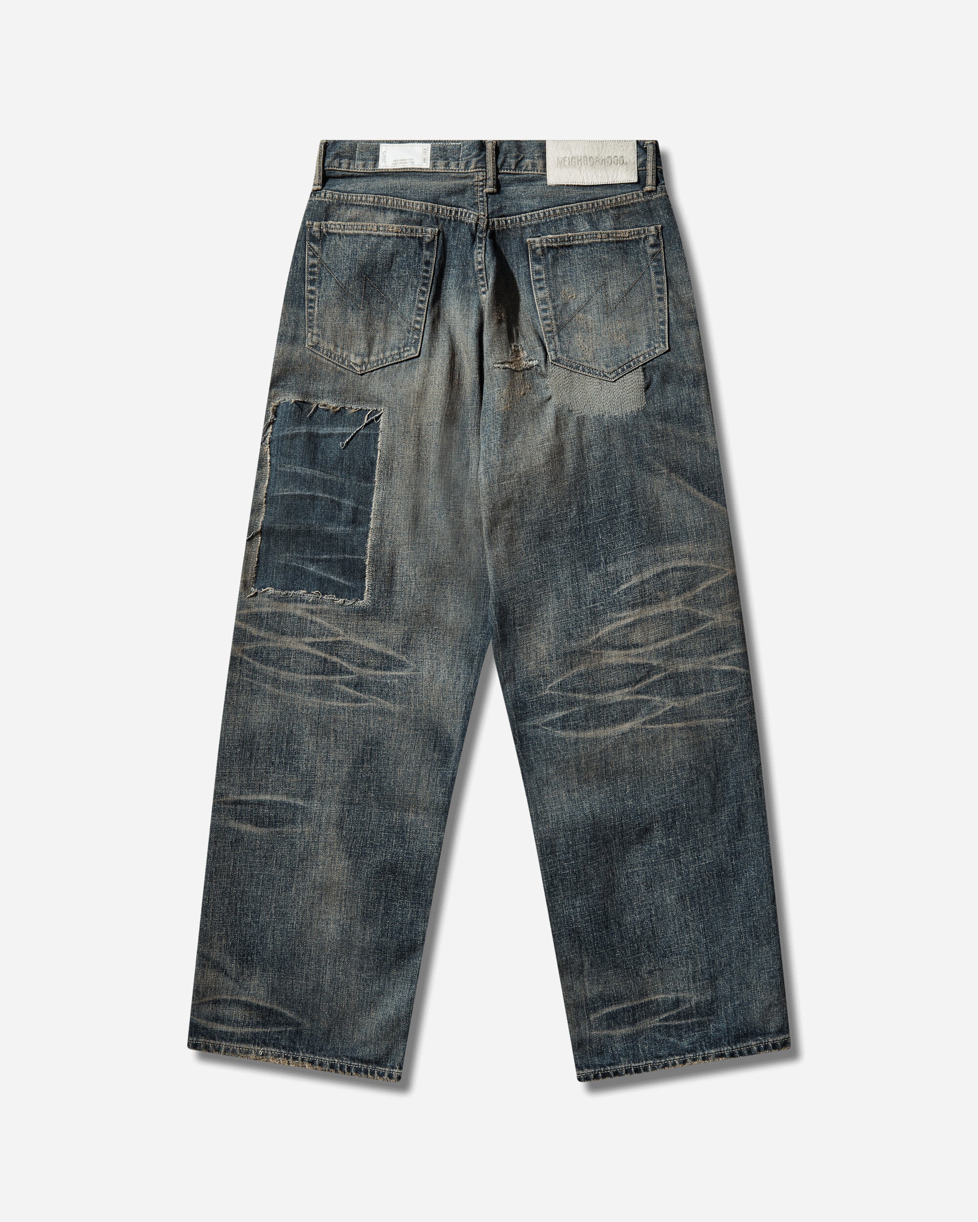 Men's Savage Denim DP Wide Pants Indigo - Image 2