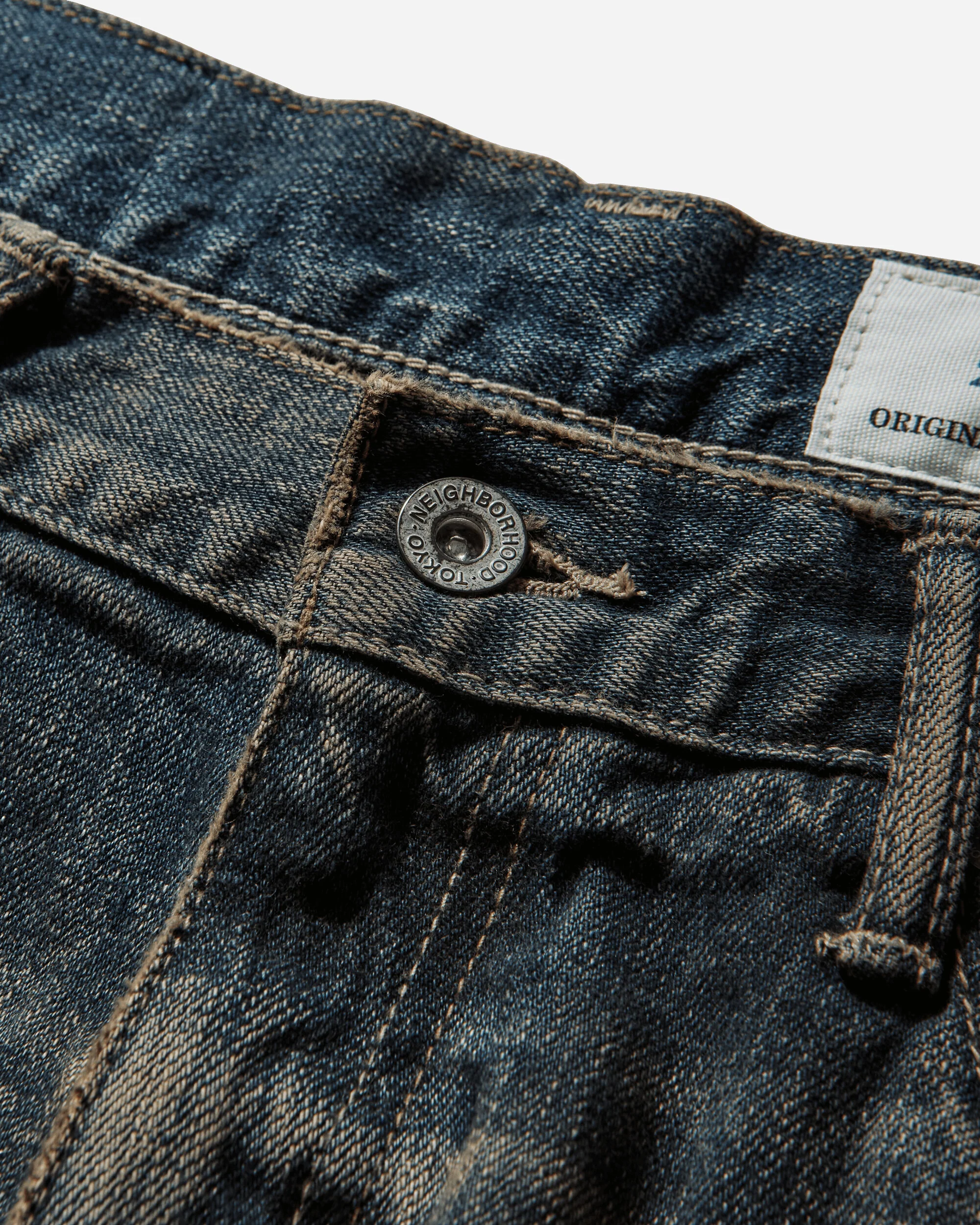 Men's Savage Denim DP Wide Pants Indigo - Image 4
