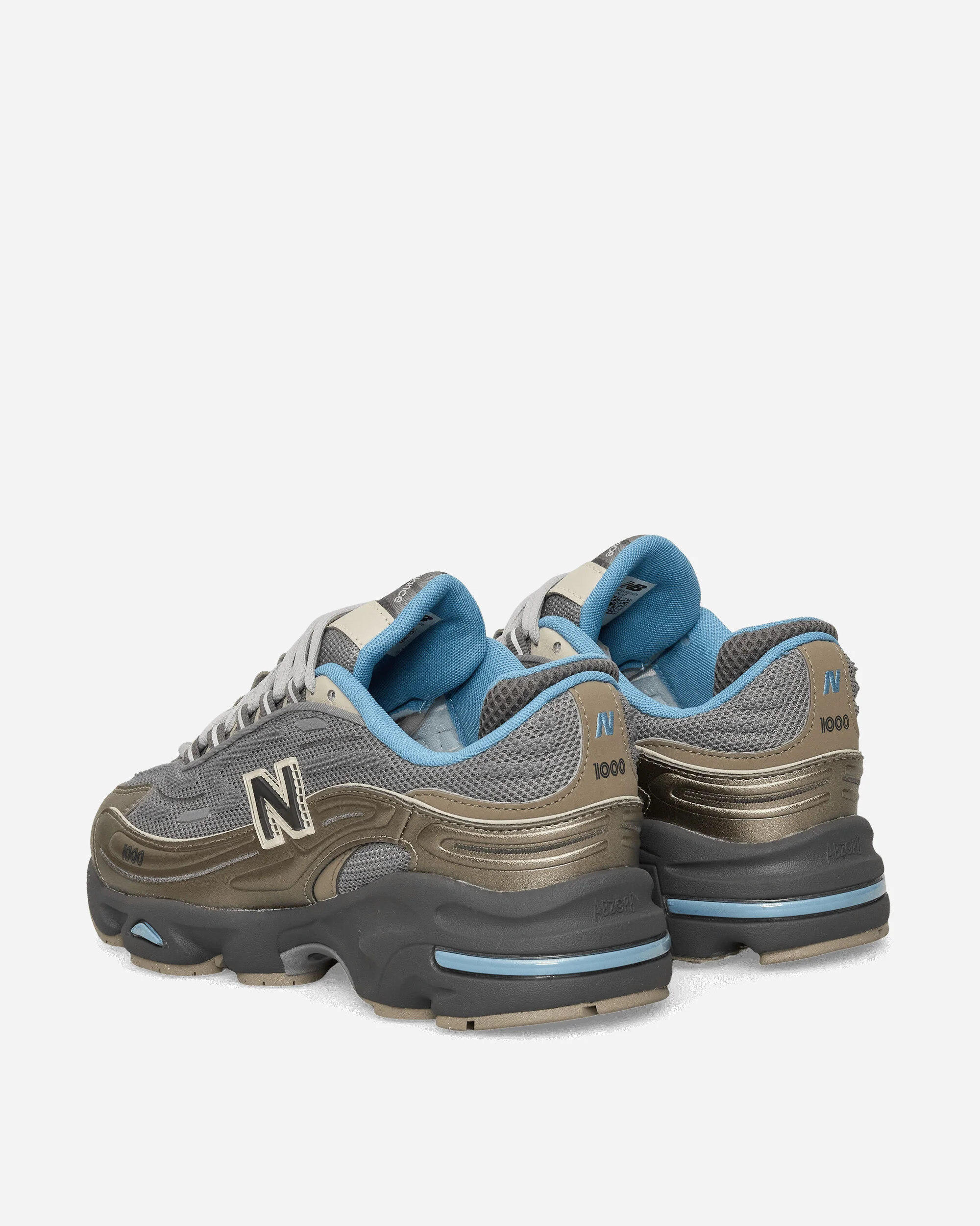 1000D Sneakers Arid Stone / Slate Grey and Still Water - Image 4