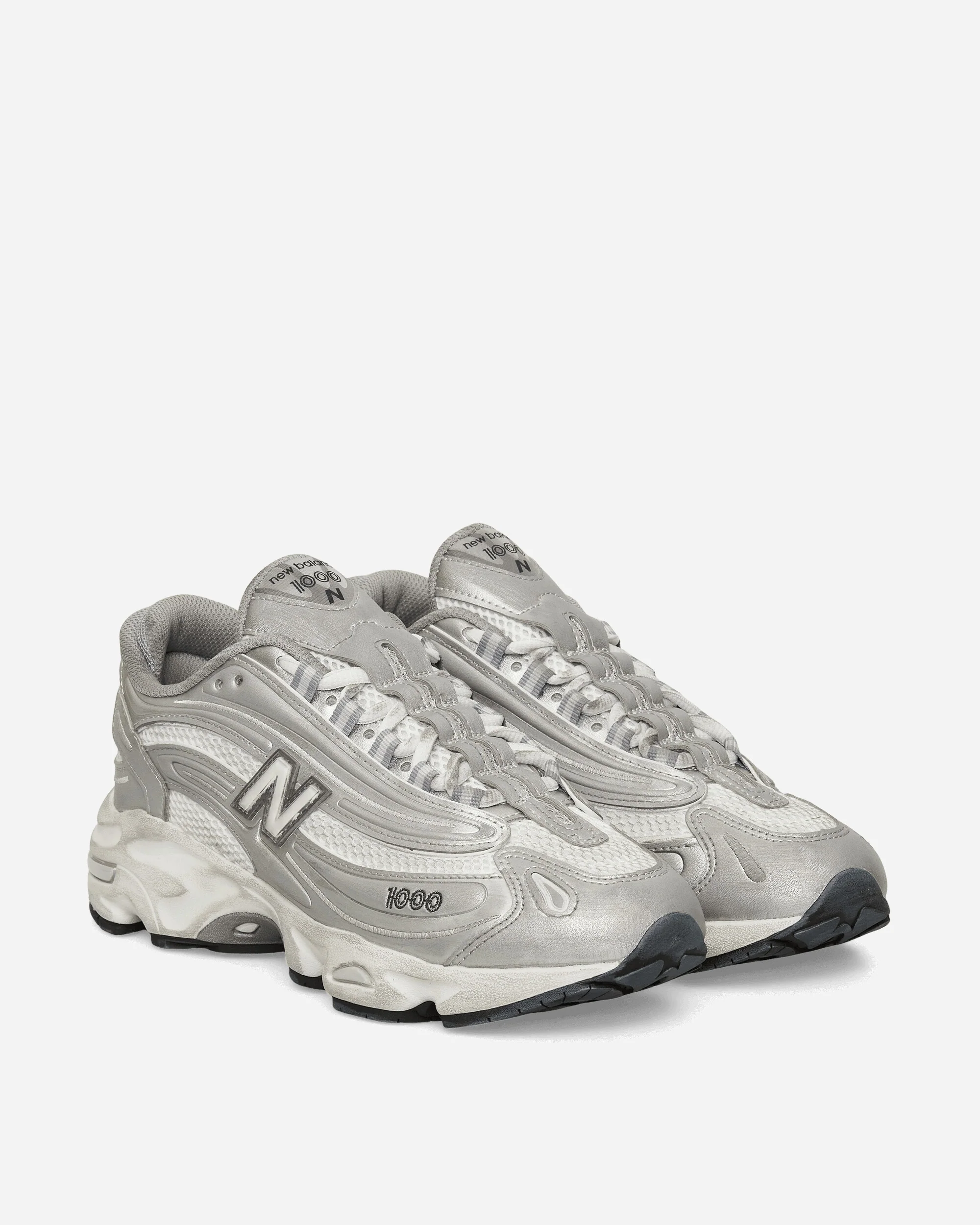 1000 Sneakers Silver Metallic / Grey Matter / Raincloud - Image 2