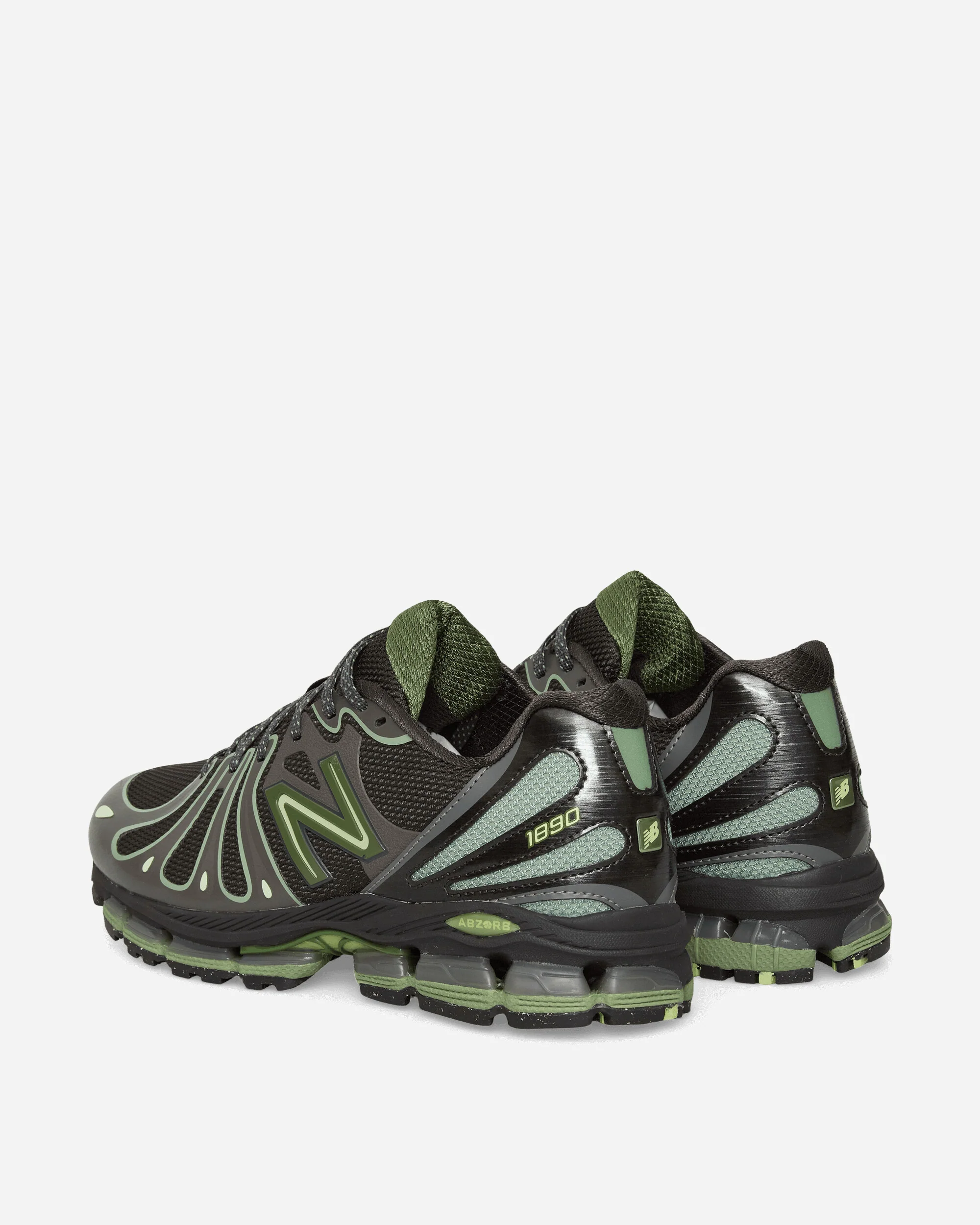 1890 Sneakers Faded Black / Utility Green - Image 4
