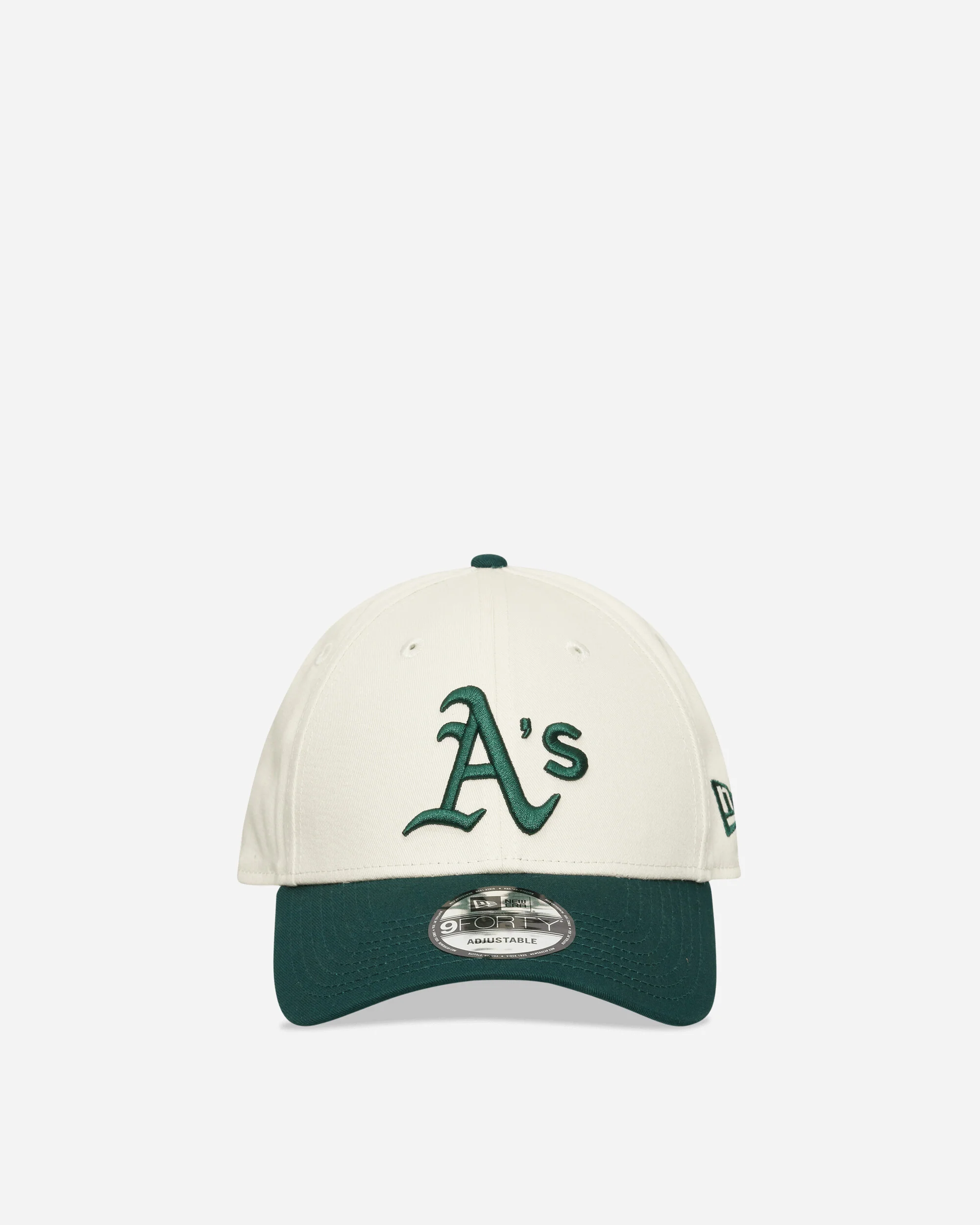 Oakland Athletics Colour Block 9FORTY Adjustable Cap Cream