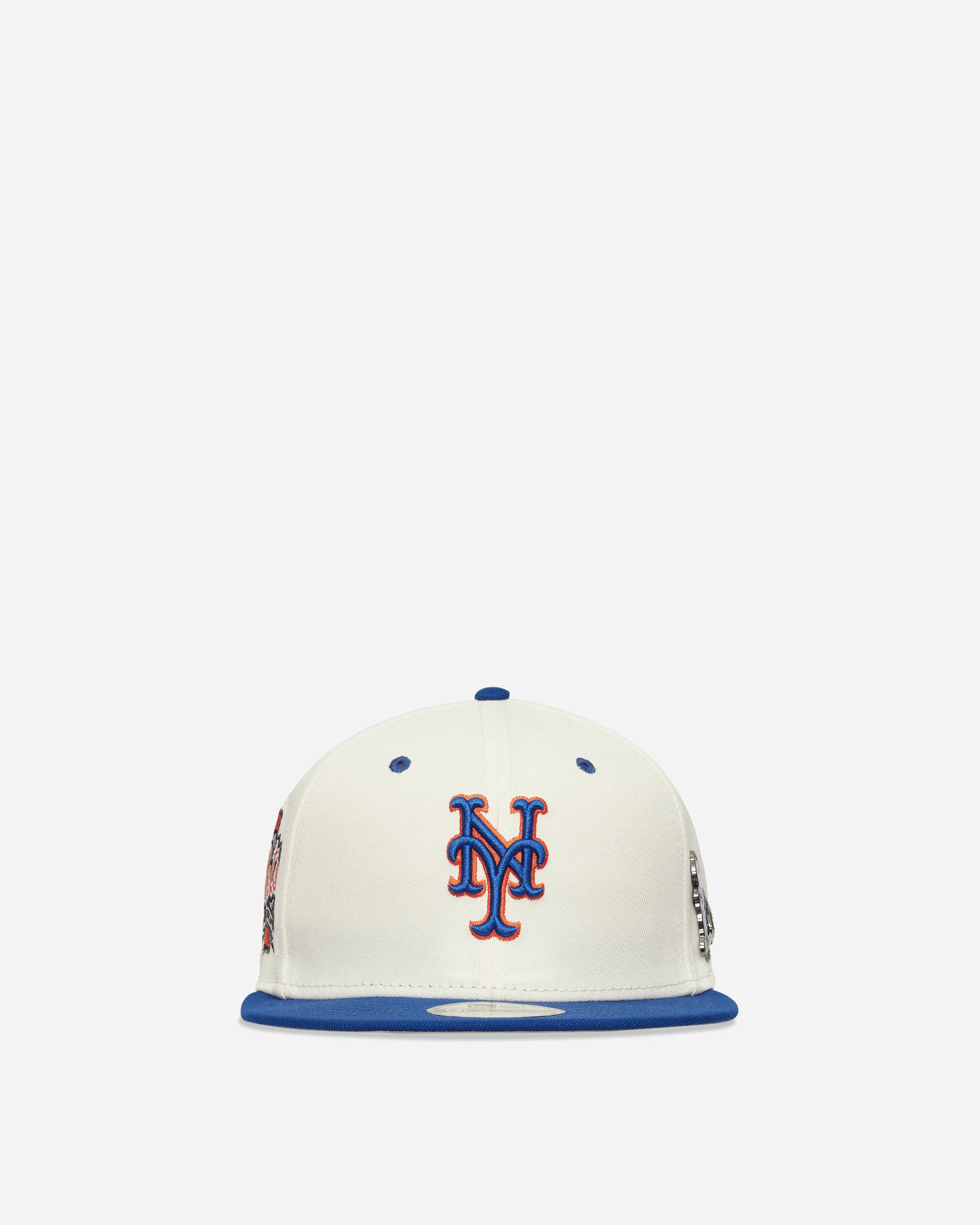 New York Mets MLB Mascot Pin 9FIFTY Snapback Adjustable Cap Blue