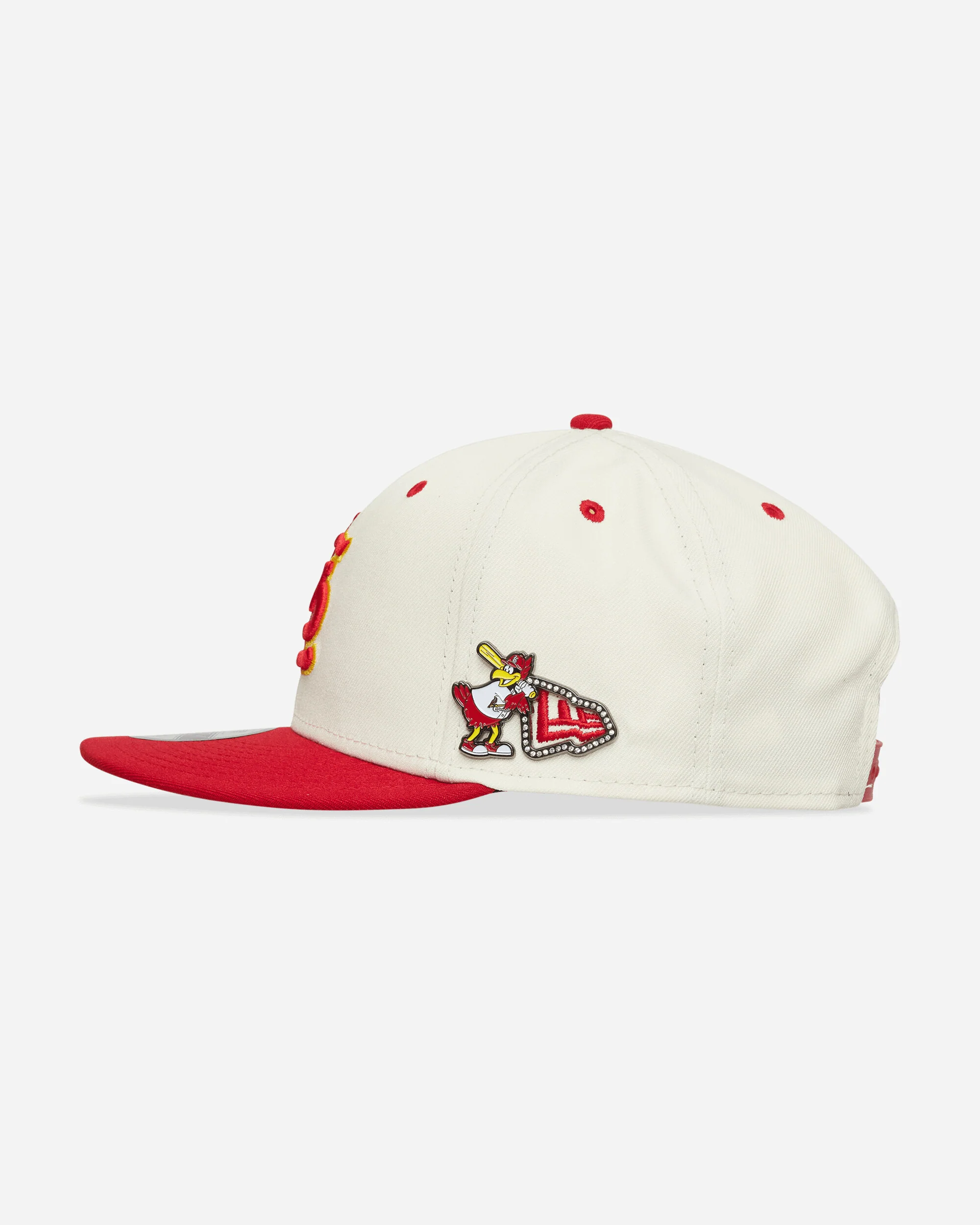St. Louis Cardinals MLB Mascot Pin 9FIFTY Snapback Adjustable Cap Red - Image 3