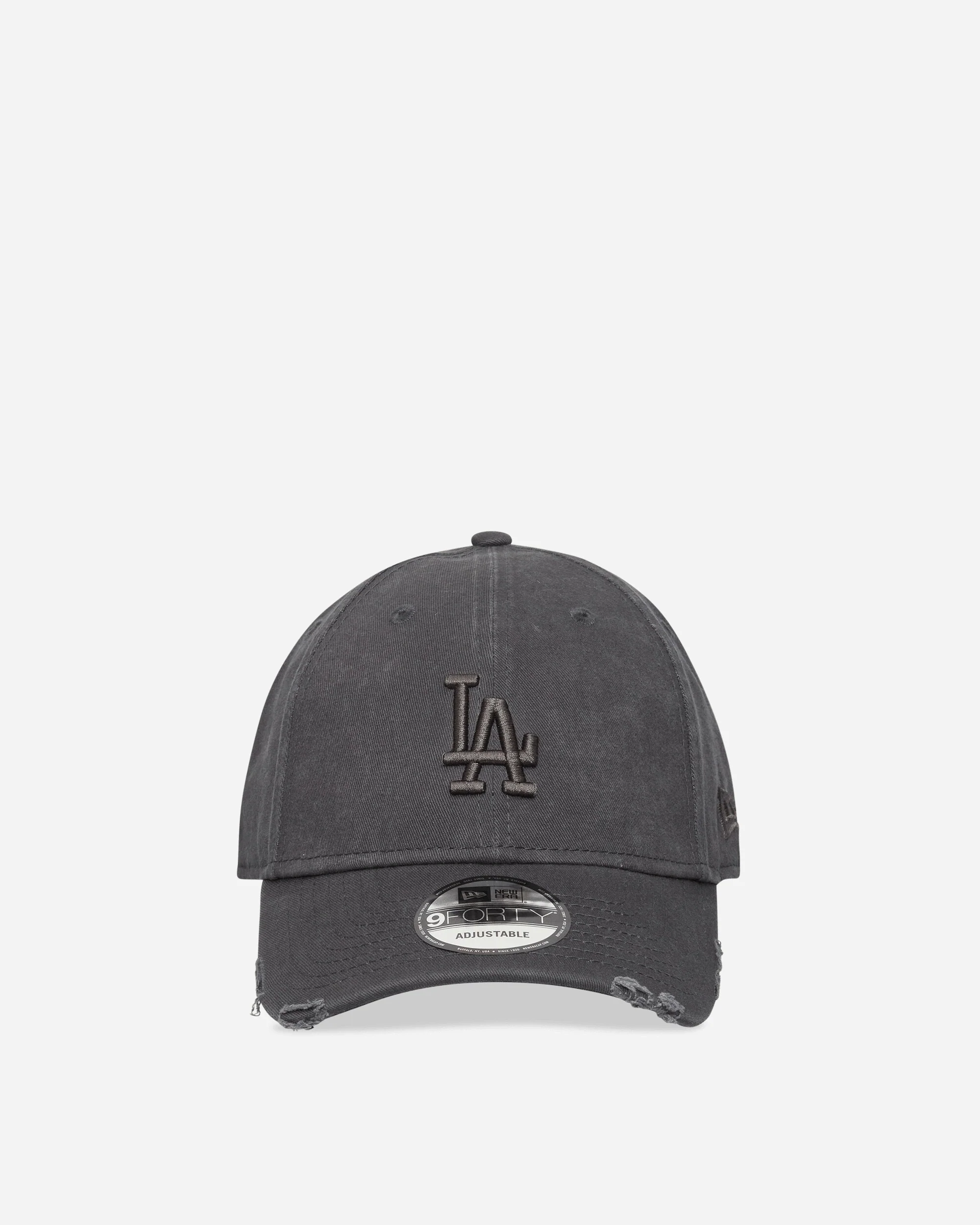 LA Dodgers MLB Washed Distressed 9FORTY Cap Charcoal