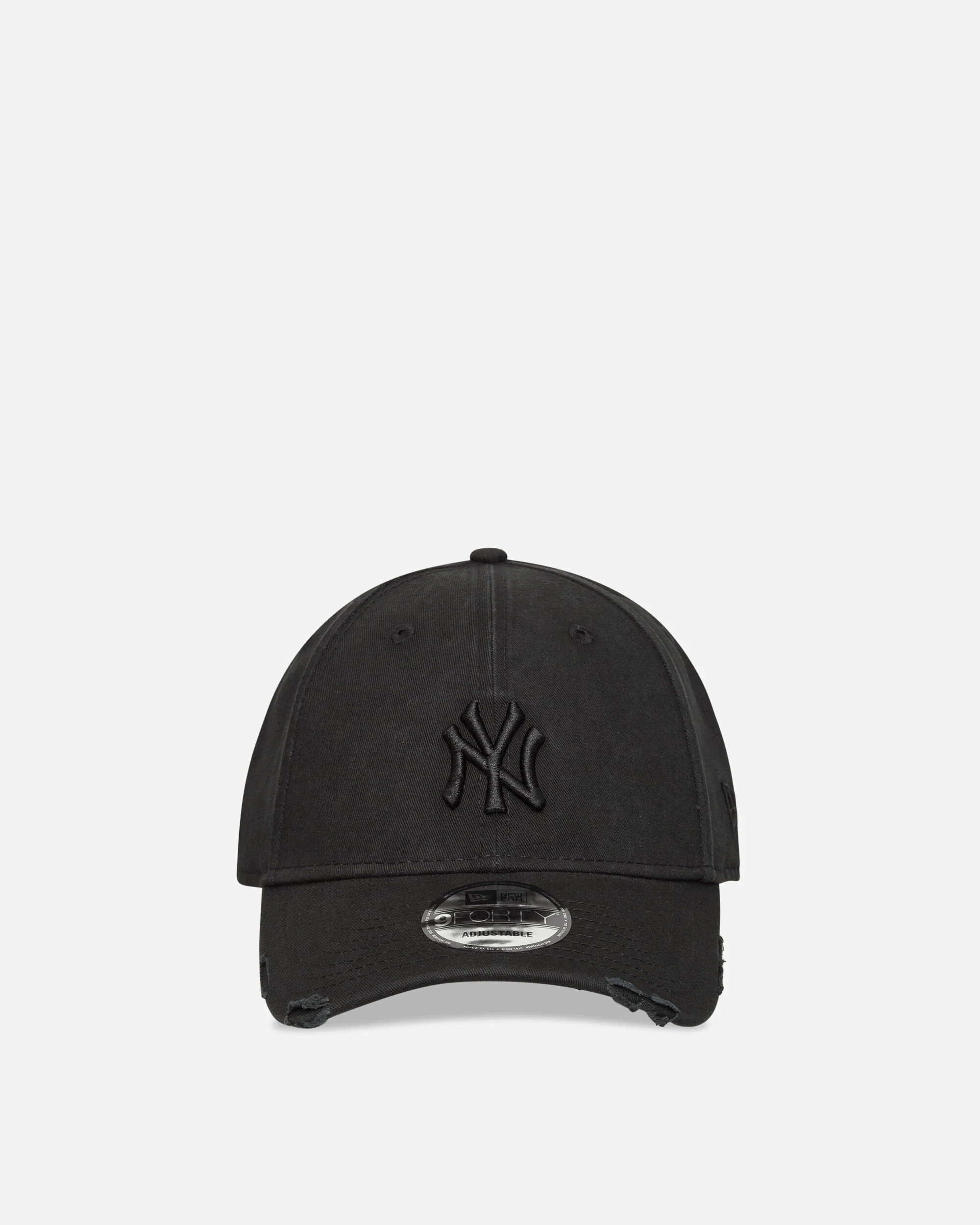 New York Yankees MLB Washed Distressed 9FORTY Cap Black