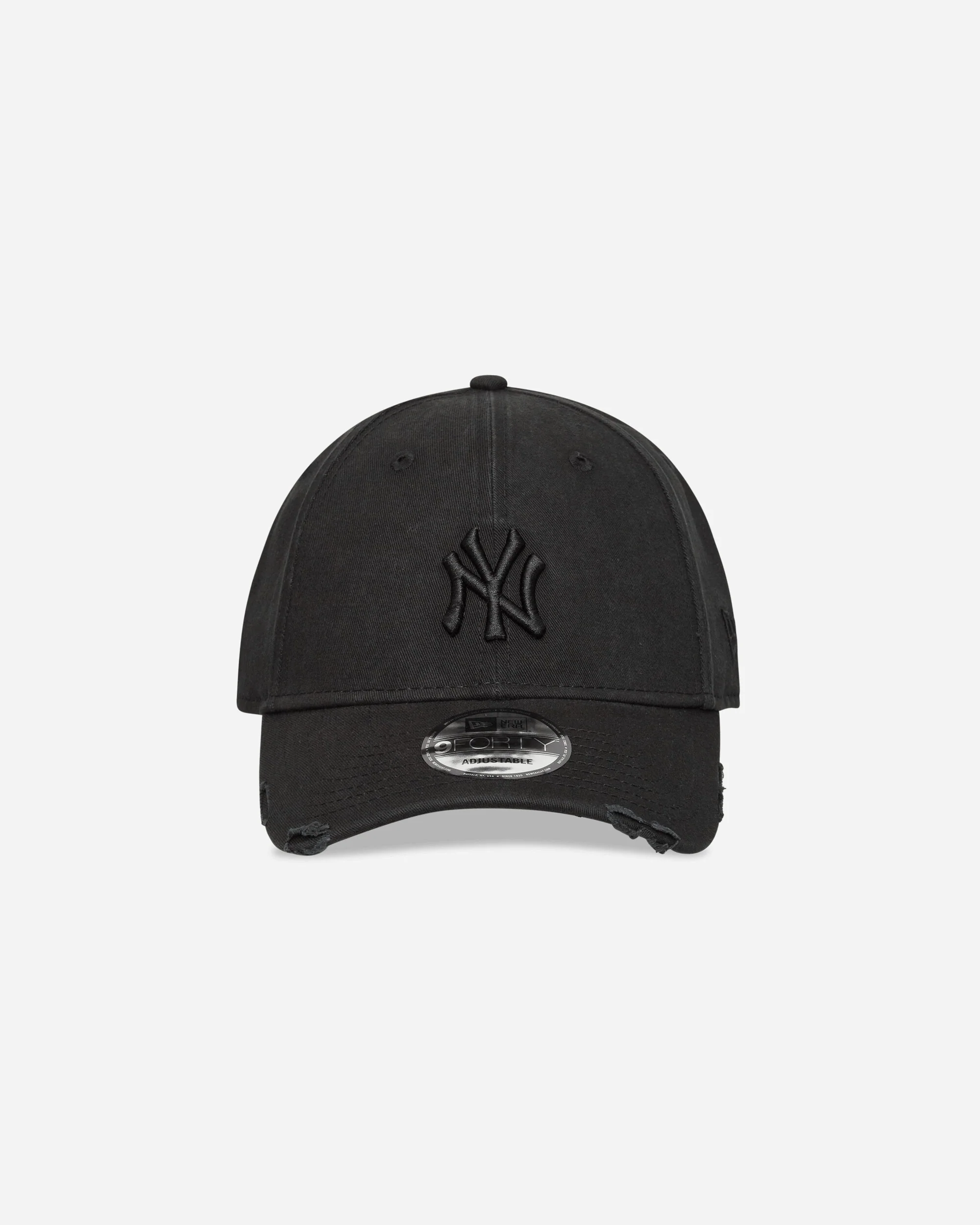 New York Yankees MLB Washed Distressed 9FORTY Cap Black - Image 2