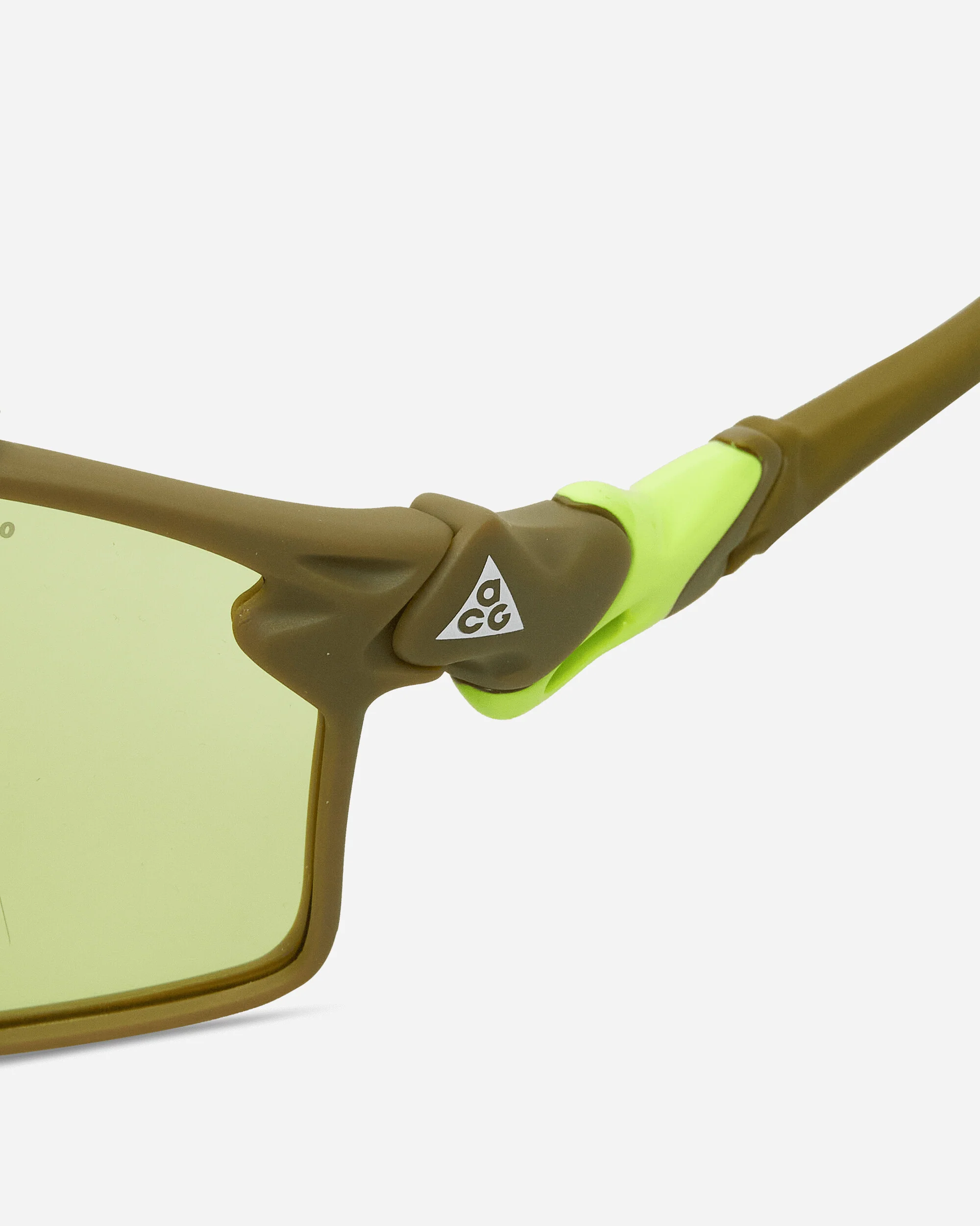 ACG Vista Vert E Sunglasses Olive Flak / Light Volt - Image 6