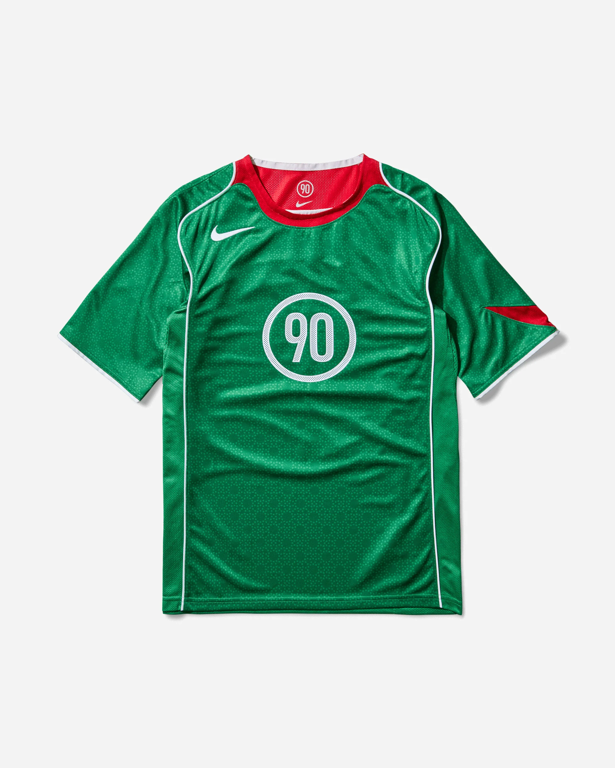 Men's Total 90 Dri-FIT Soccer Jersey Classic Green / Sport Red