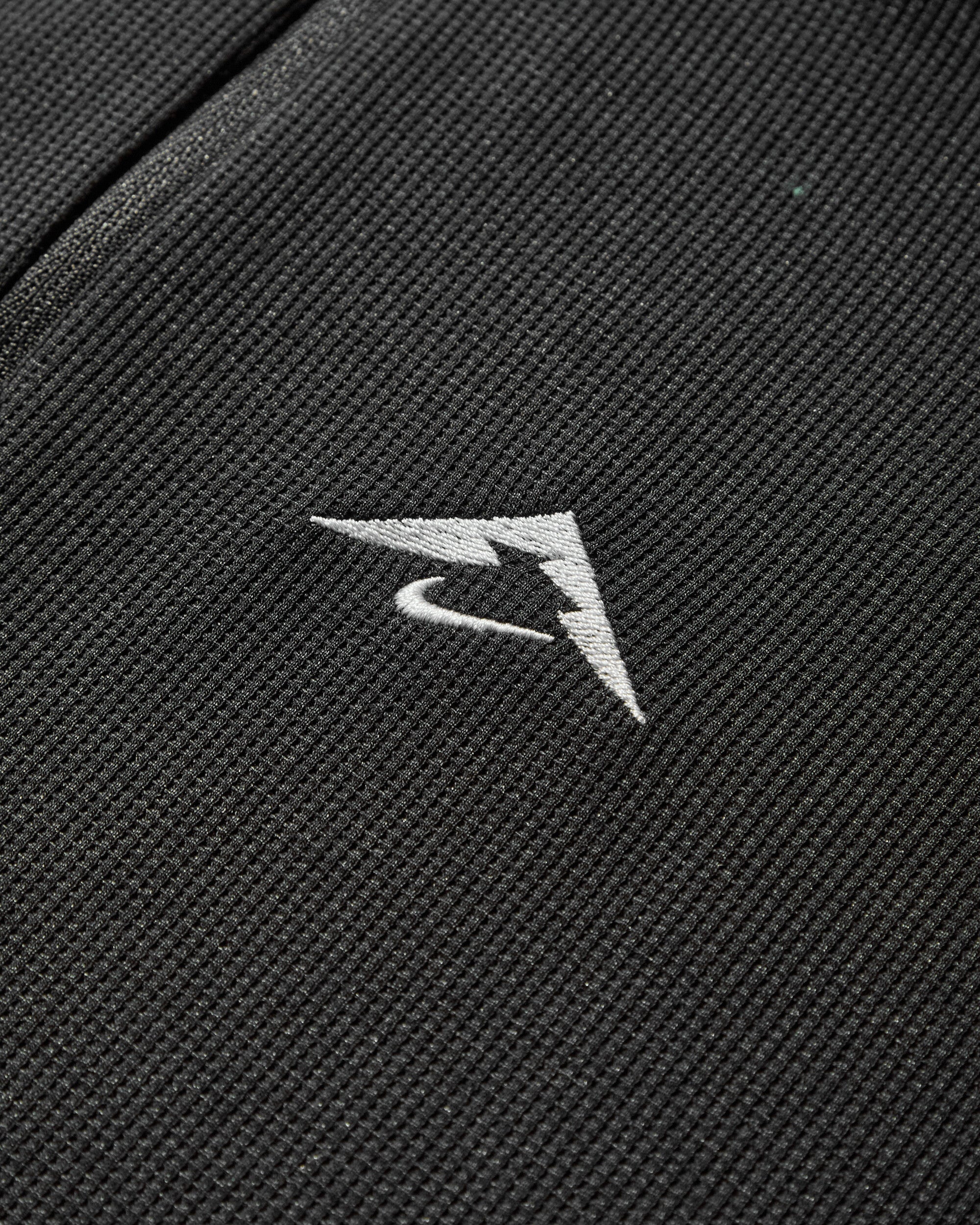 Men's Trail Dri-FIT 1/2-Zip Longsleeve T-Shirt Black / Summit White - Image 3
