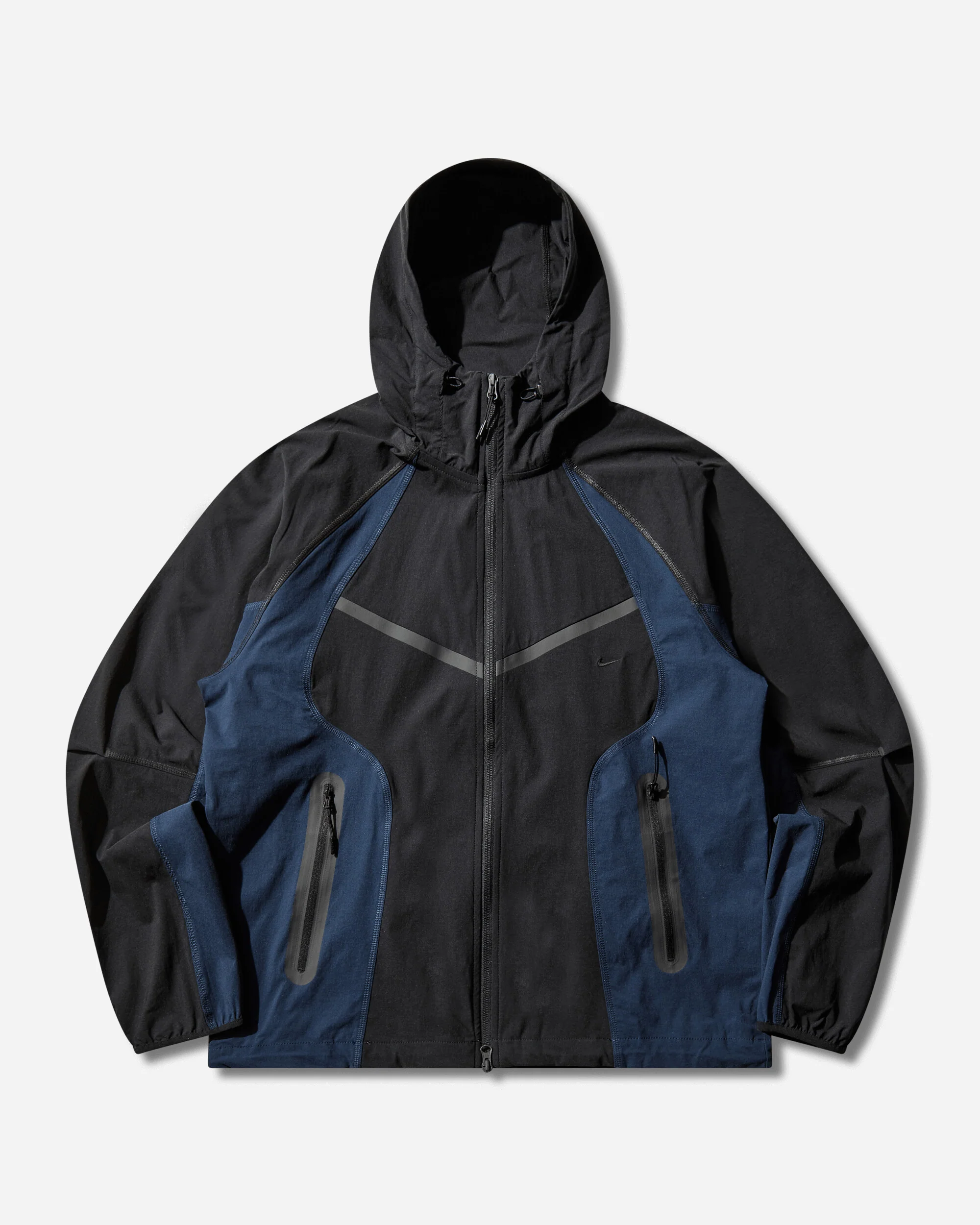 Men's Tech Dri-FIT Color-Block Windrunner Loose Jacket Black / Obsidian
