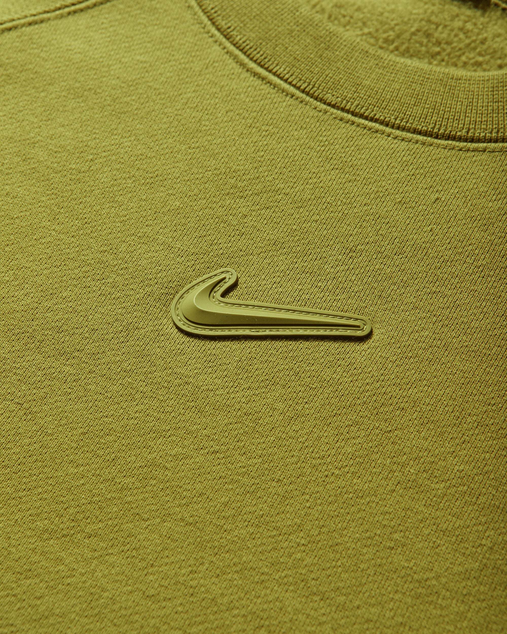 Men's NOCTA Fleece Crewneck Sweatshirt Medium Olive / Moss - Image 4