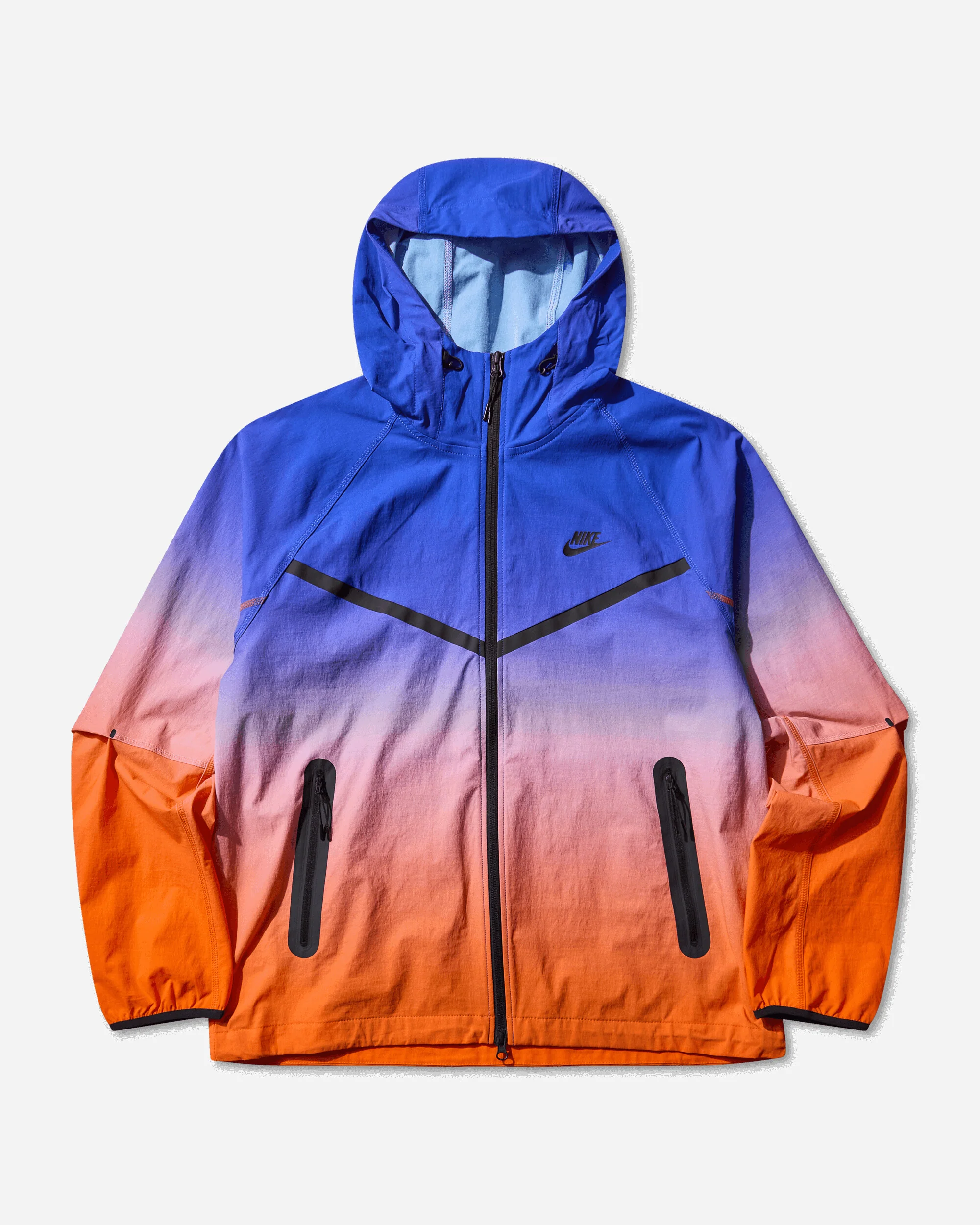 Men's Tech Woven Windrunner Full-Zip Jacket Game Royal / Safety Orange