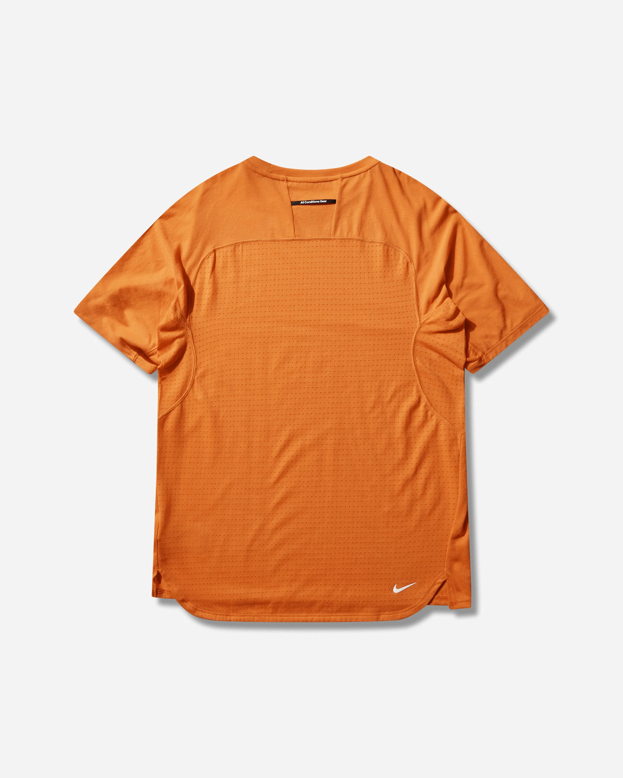 Men's ACG 'Solar Chase' Dri-FIT ADV Trail Running Top Safety Orange - Image 2