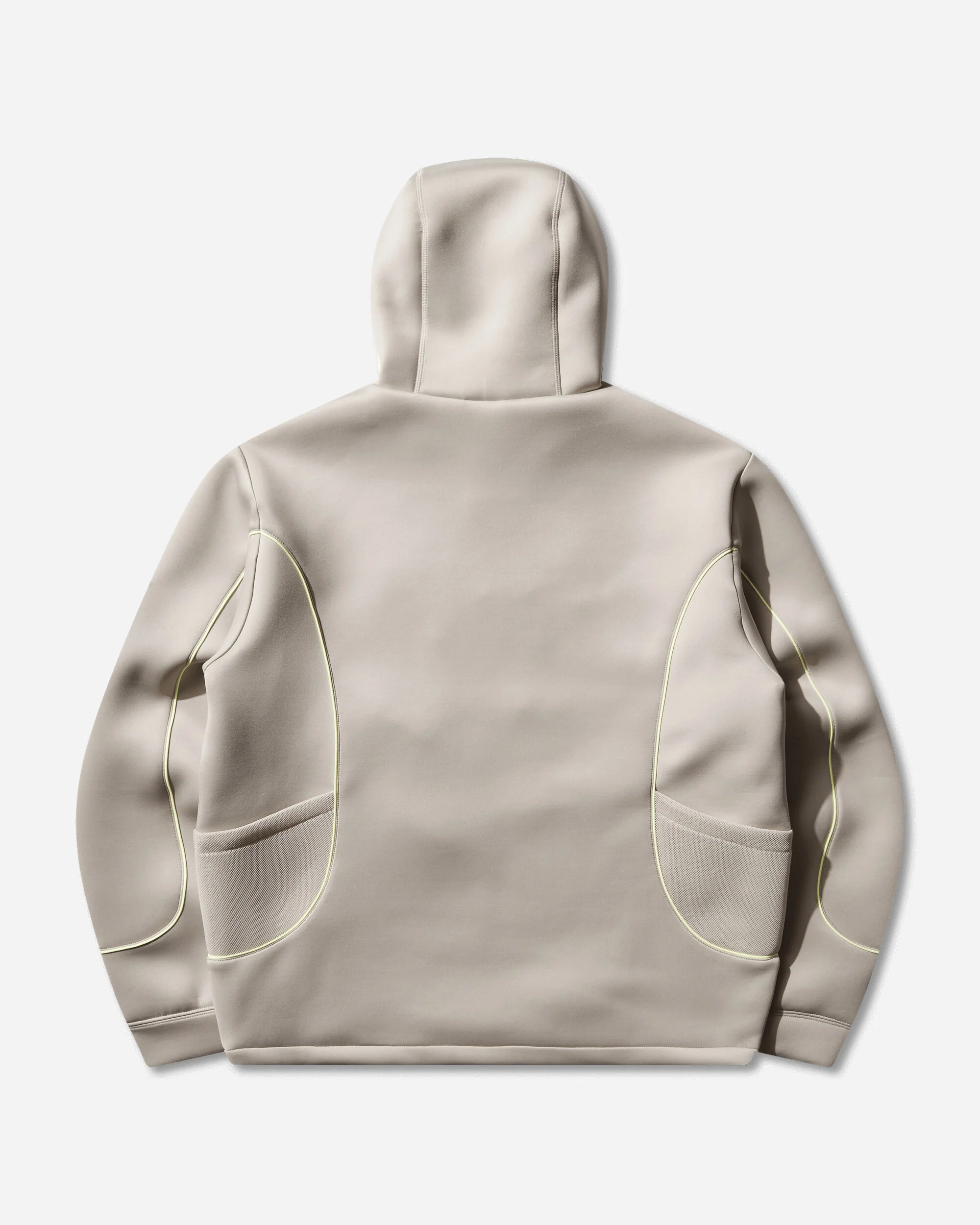 Men's Project F.R.O.G. Bubble Mesh Pullover Hoodie Cream II - Image 2