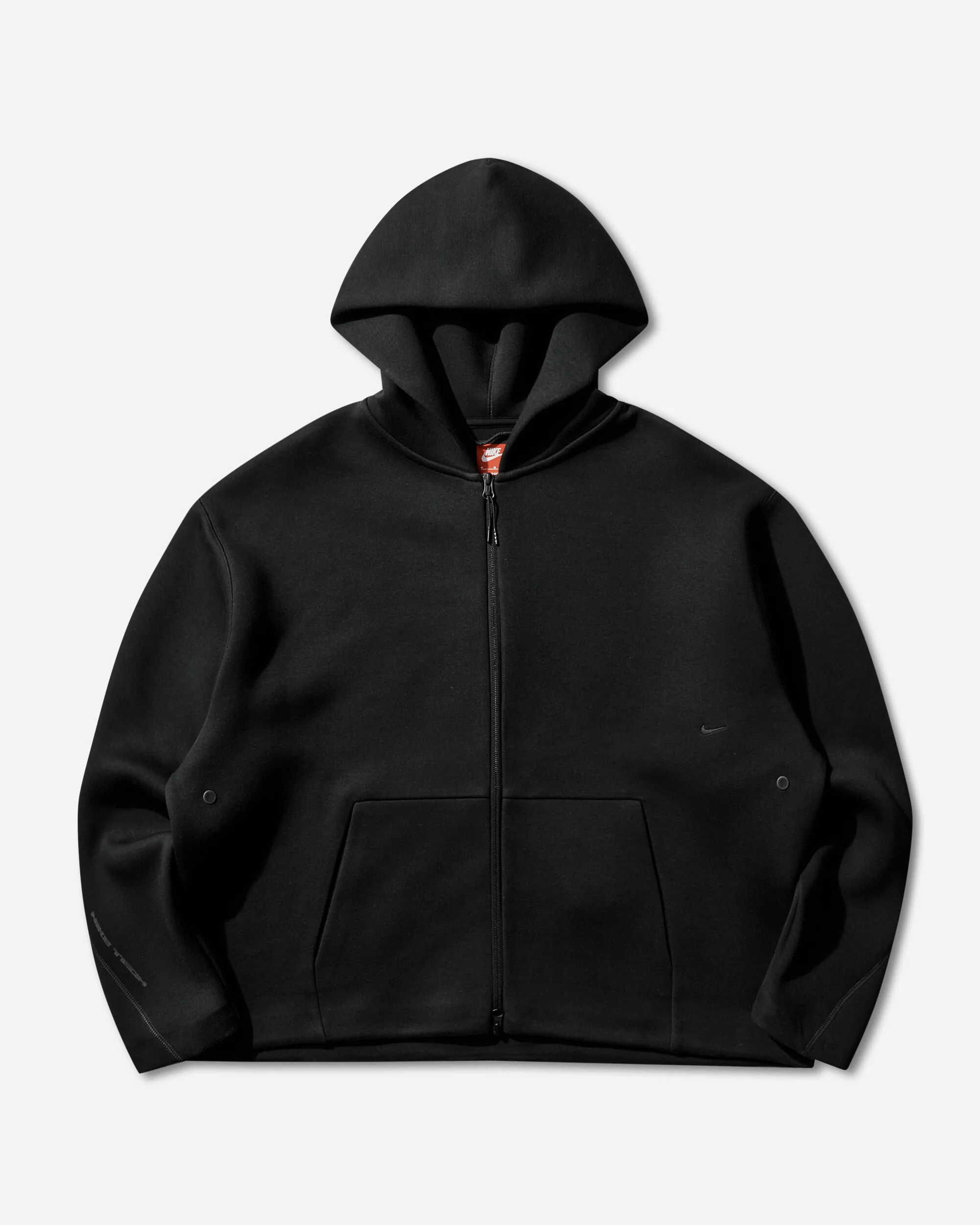 Men's Tech Loose-Fit Full-Zip Hoodie Black
